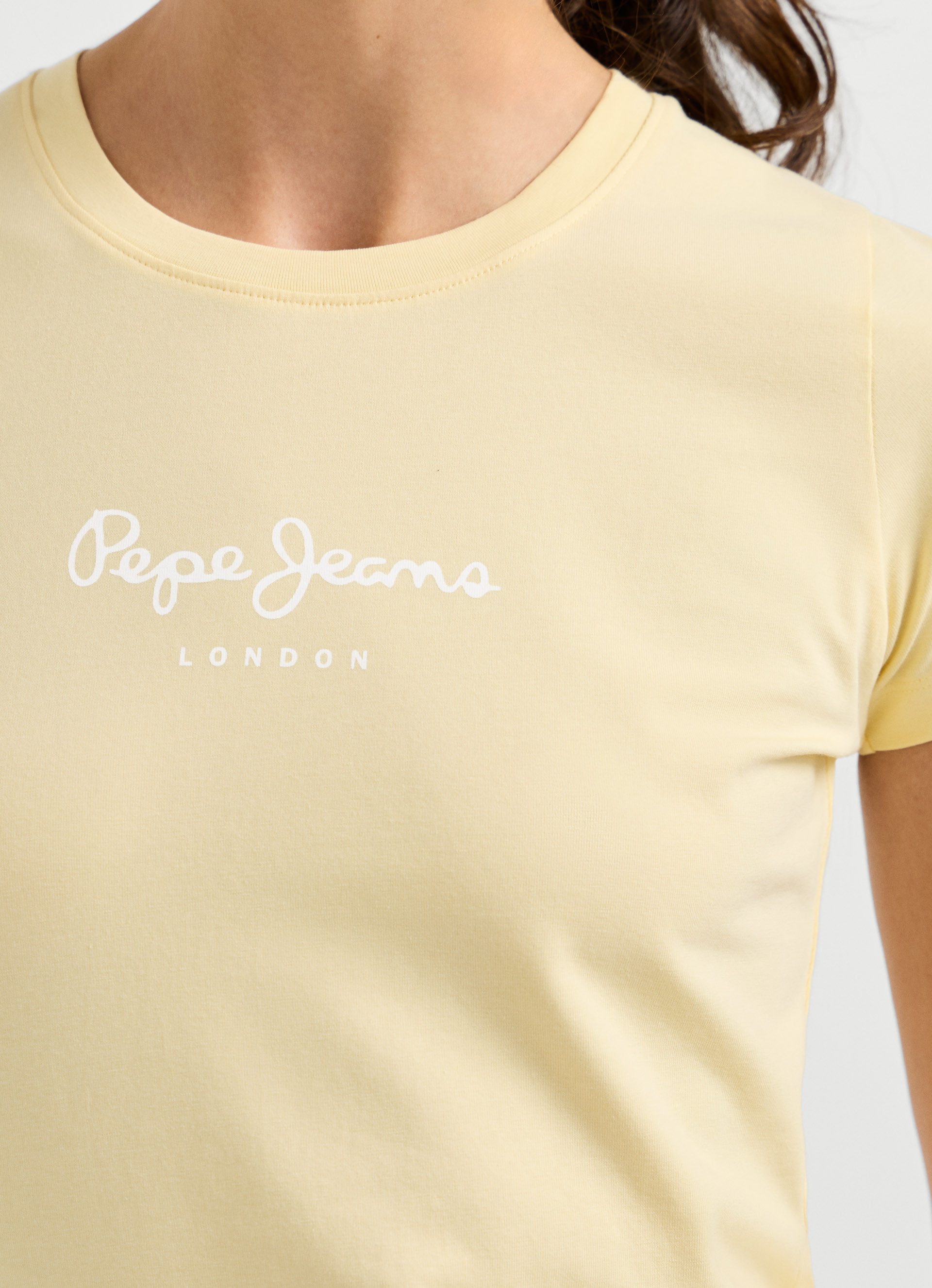 Pepe Jeans T-Shirt NEW VIRGINIA mit Logo-Print – Bild 5 von 5