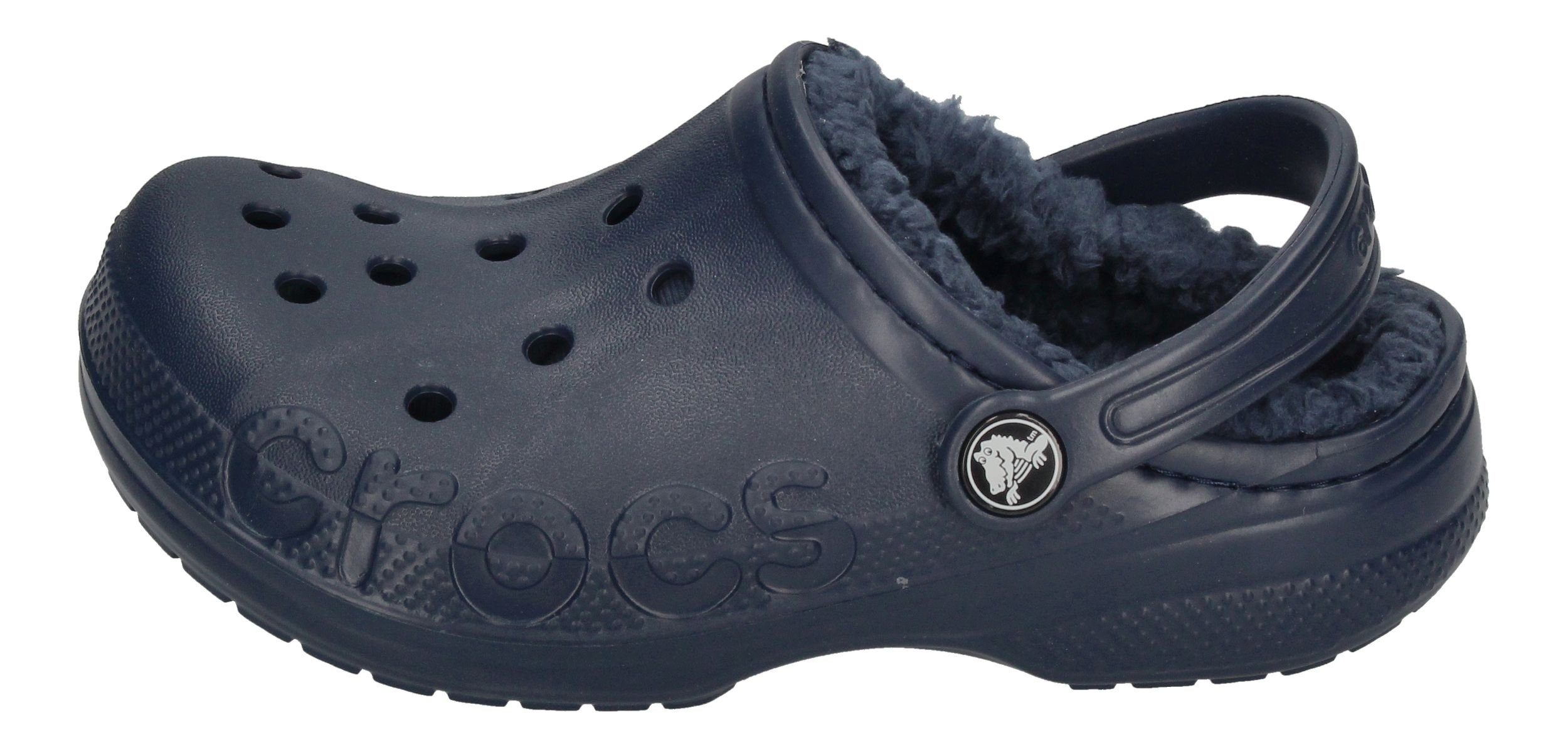 Lined Clog Crocs Blau Hausschuh Baya 207500-463