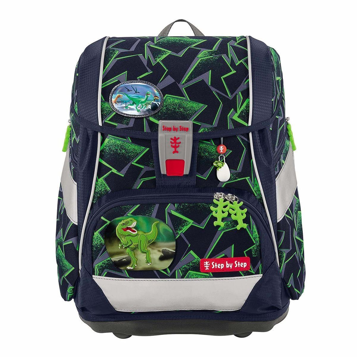Step by Step Schulrucksack 2in1 Plus (6tlg., inkl. Federmäppchen, Schlamperrolle, Sportbeutel, Magic Mags, S)