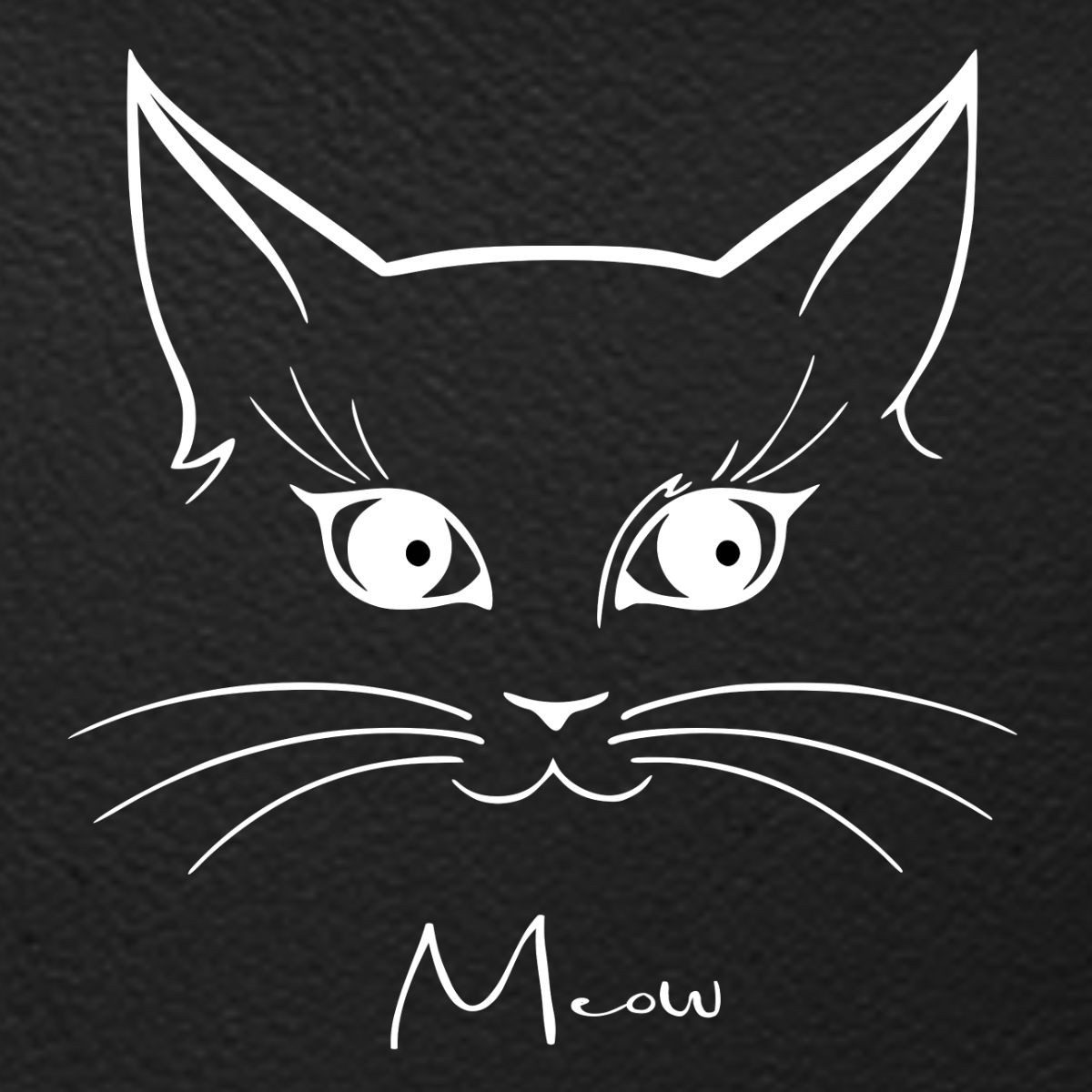 Spreadshirt Silhouette Katze, Katzenkopf Miau Badelatschen Damen Badeschuh