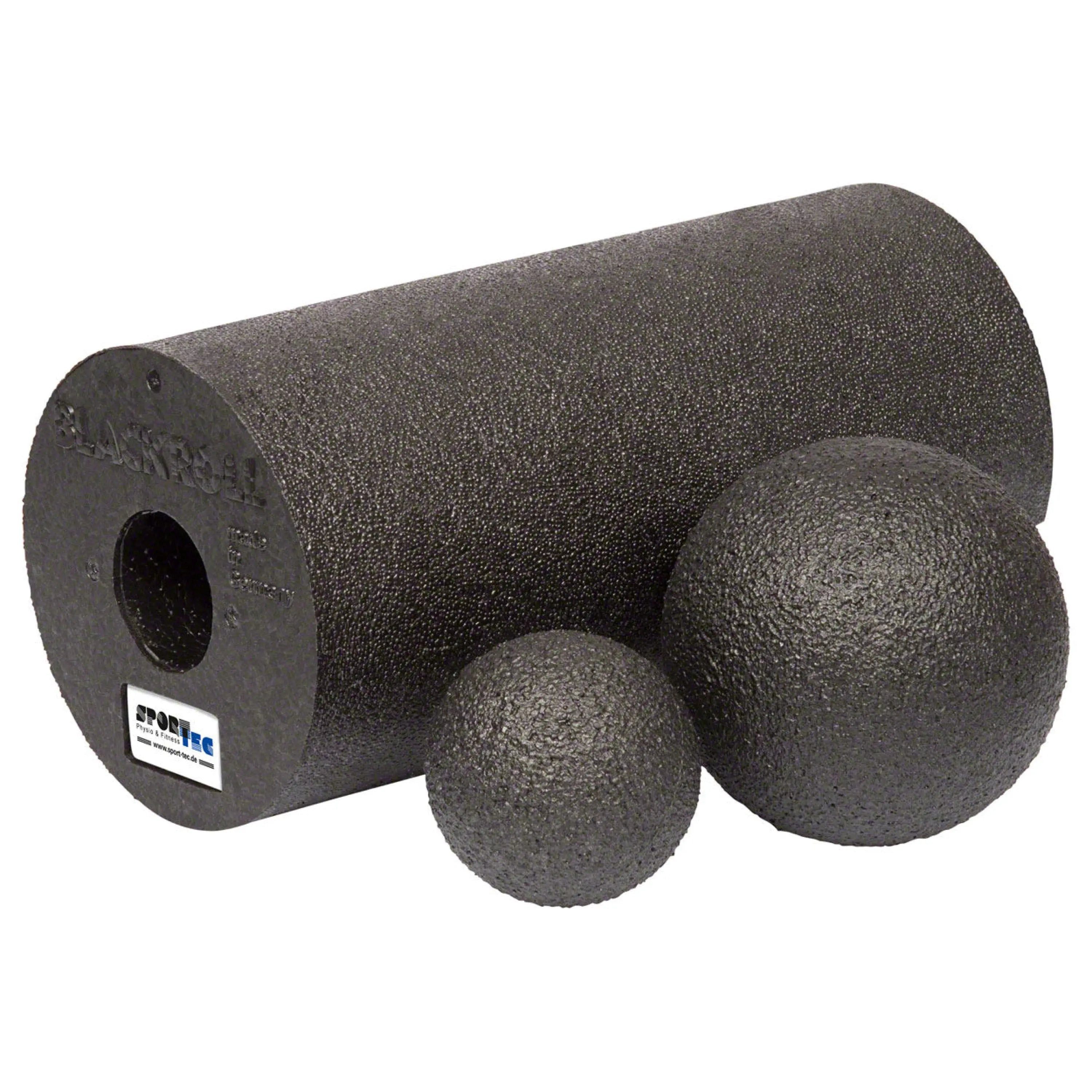 Sport-Knight® Faszienrolle Blackroll Massage-Set, für den gesamten Körper, robust, umweltschonend, Faszien-Training Set, 3-tlg., 4-tlg., 5-tlg. Sets verfügbar