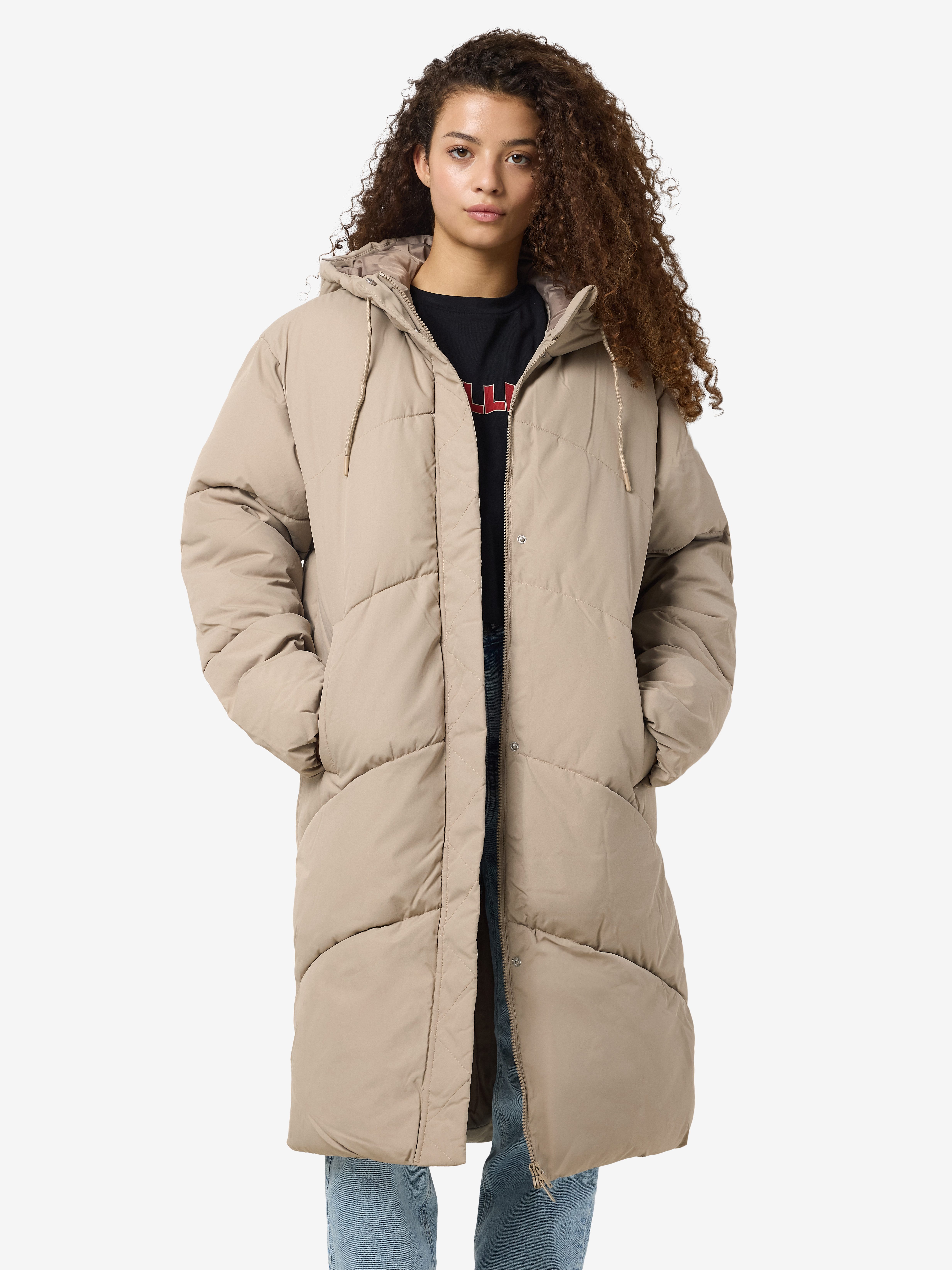 Noisy may Steppjacke NMTENNA L/S LONG JACKET NOOS