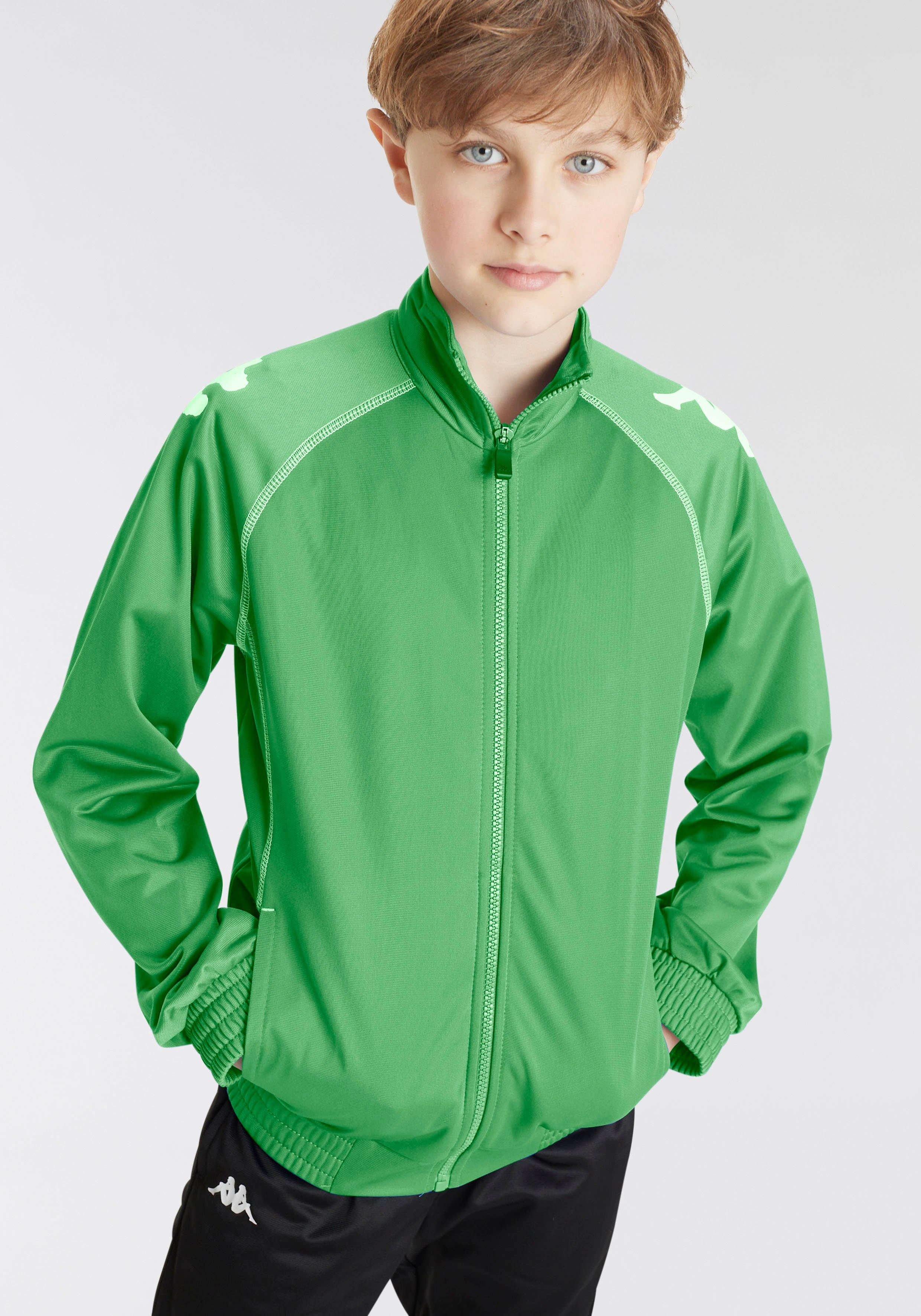 (2-tlg) "Ephraim" Kids Trainingsanzug grün Trainingsanzug Kappa