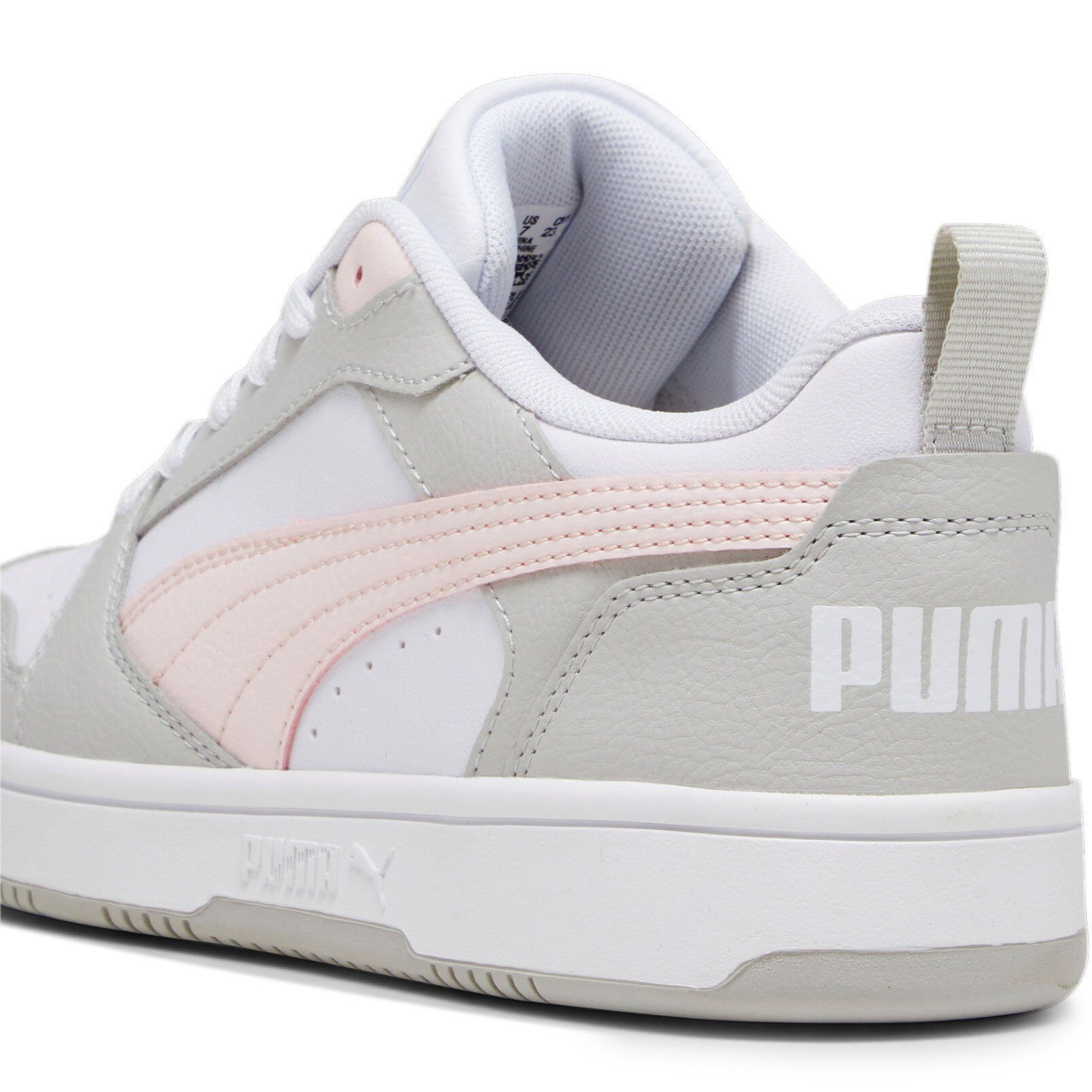 PUMA REBOUND V6 LOW Light PUMA White-Frosty Pink-Cool Gray Sneaker