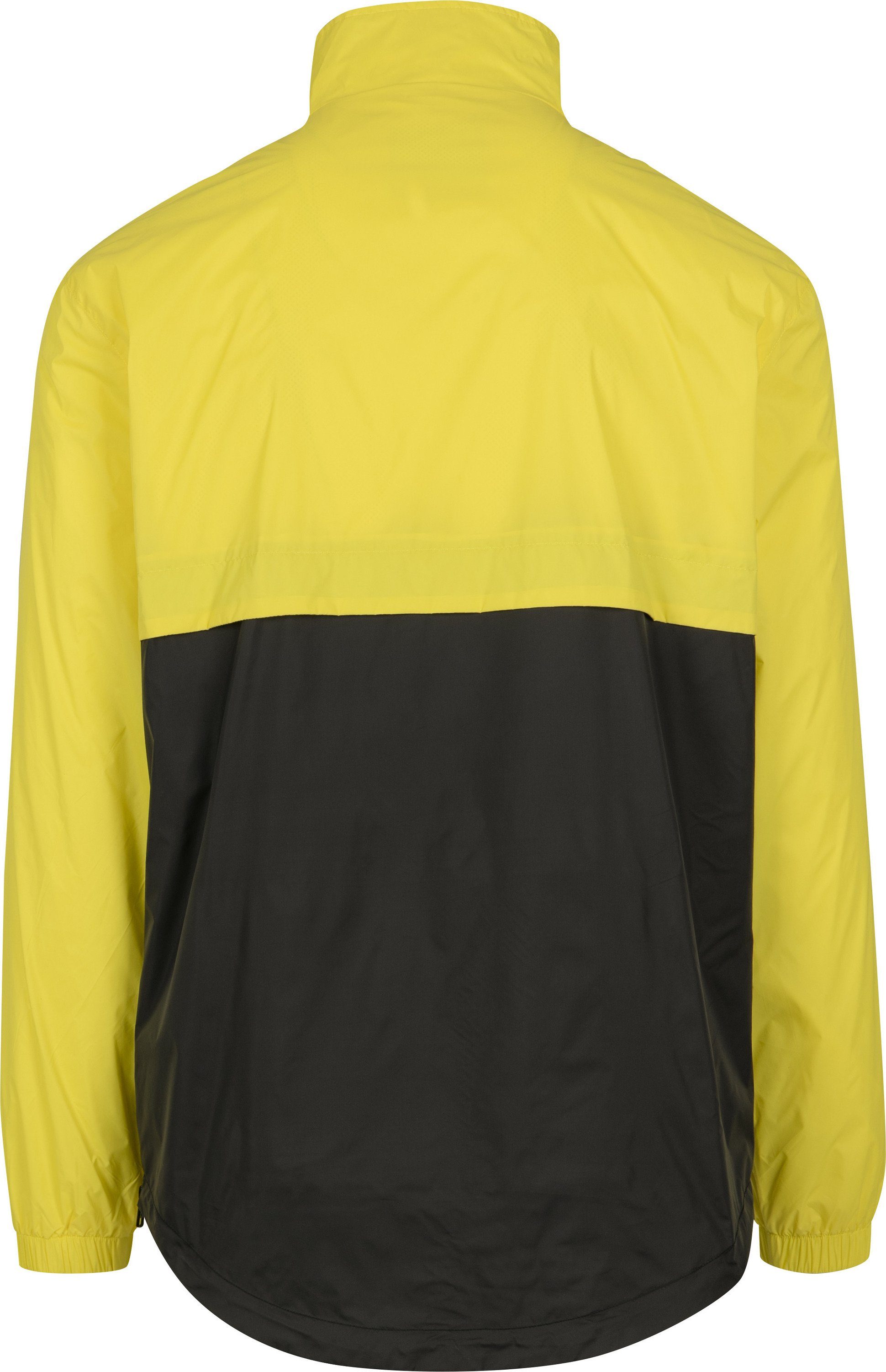 Collar CLASSICS Herren Outdoorjacke Jacket (1-St) brightyellow/black Stand Pull Over Up URBAN