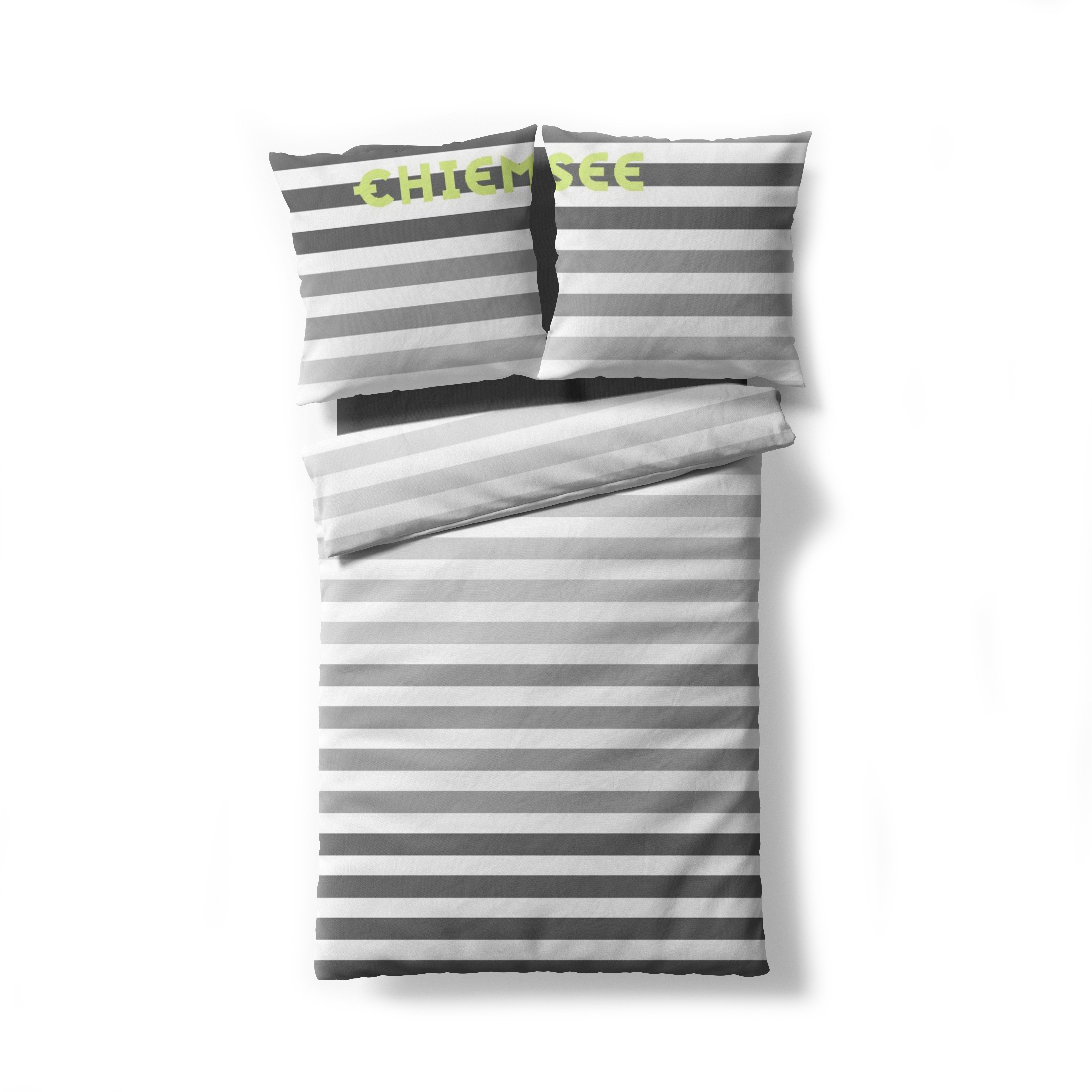 Chiemsee Bettwäsche STRIPES, Renforcé, 2-teilig, 100% Baumwolle, mit Reißverschluss
