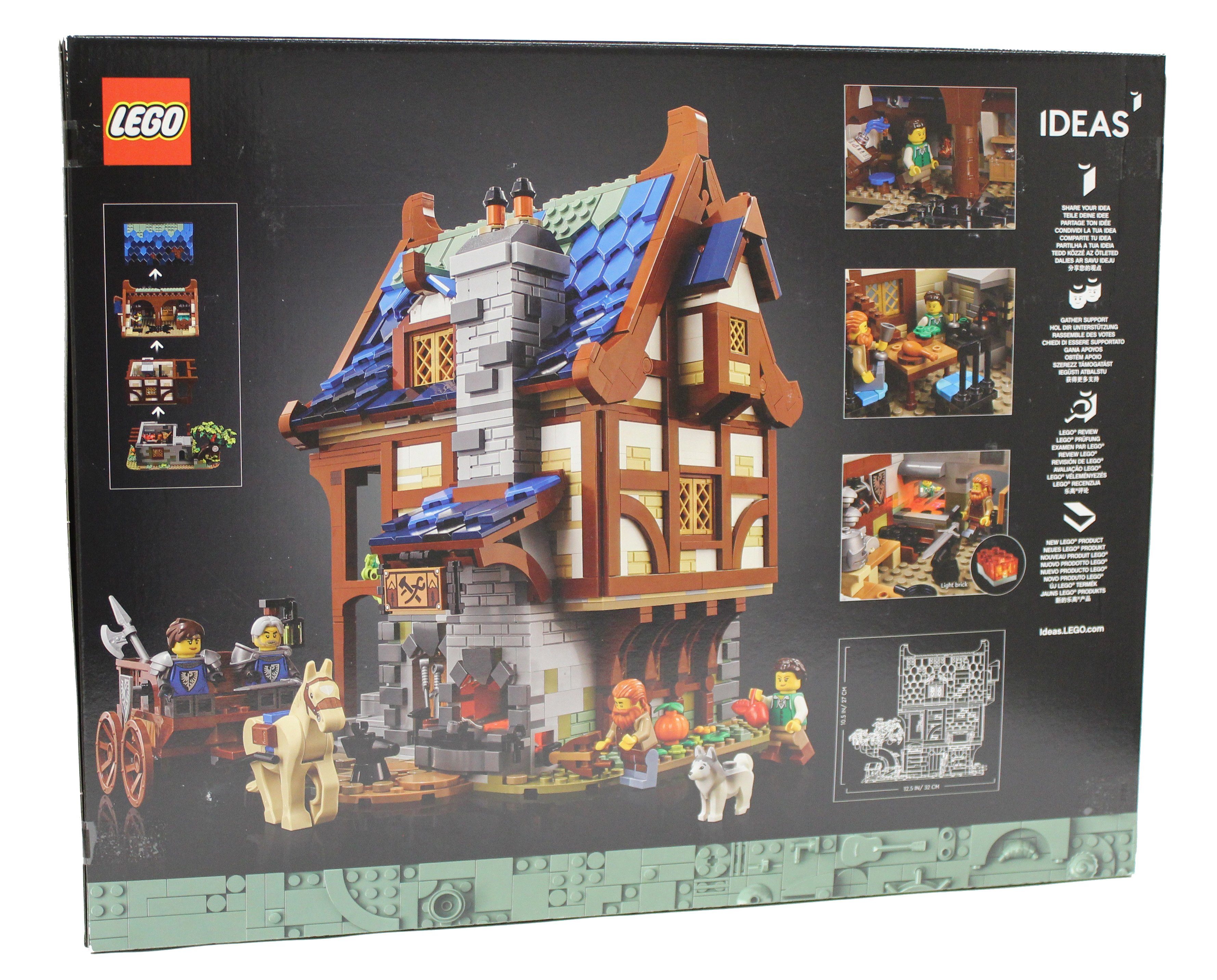 LEGO® Ideas Mittelalterliche Schmiede / Medieval Blacksmith (21325) Spielbausteine, (Lego Ideas), Leuchtstein