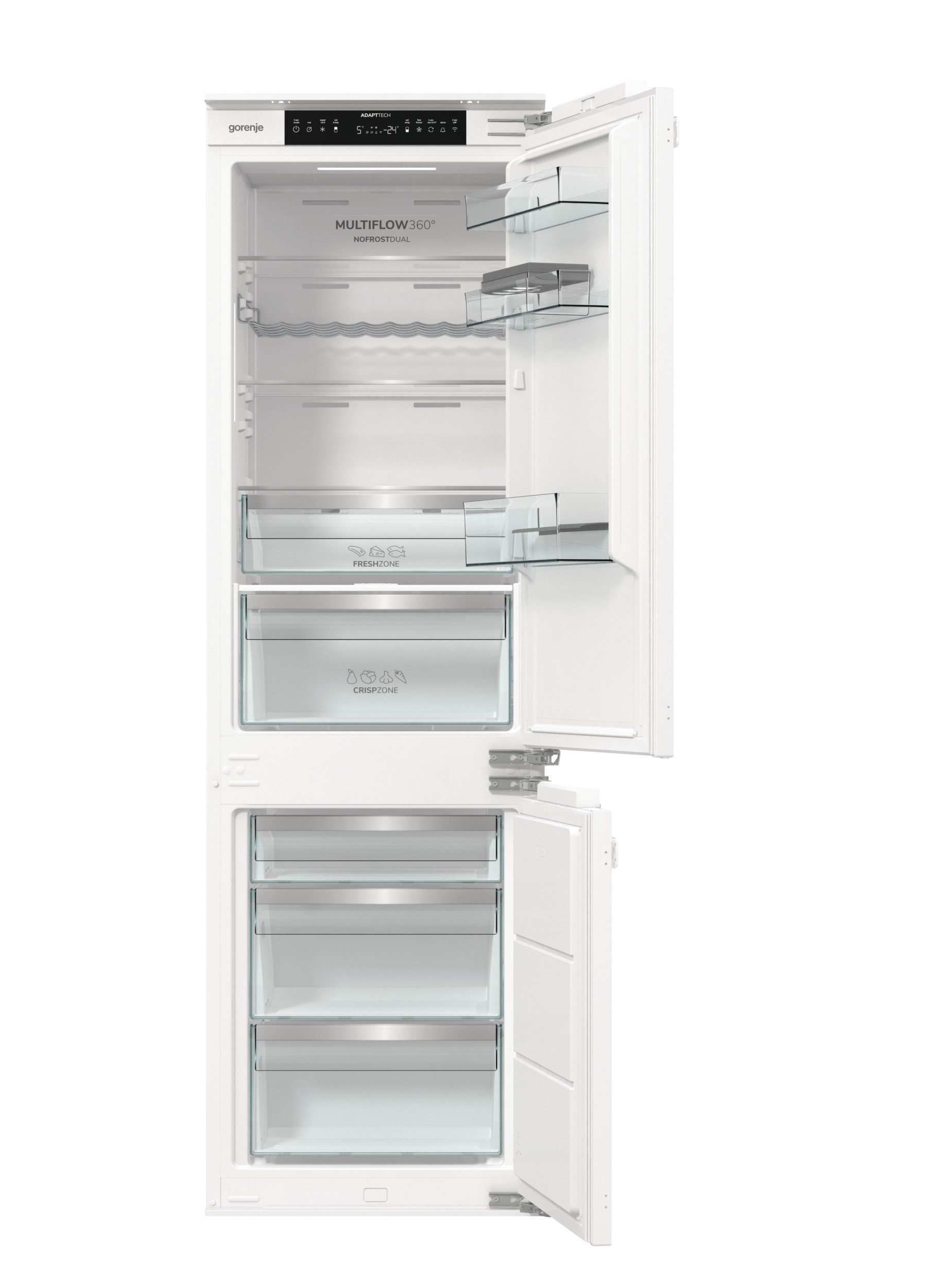 GORENJE Einbaukühlgefrierkombination NRKI517C62WF, 177,2 cm hoch, 54 cm breit, Wifi – Bild 5 von 5