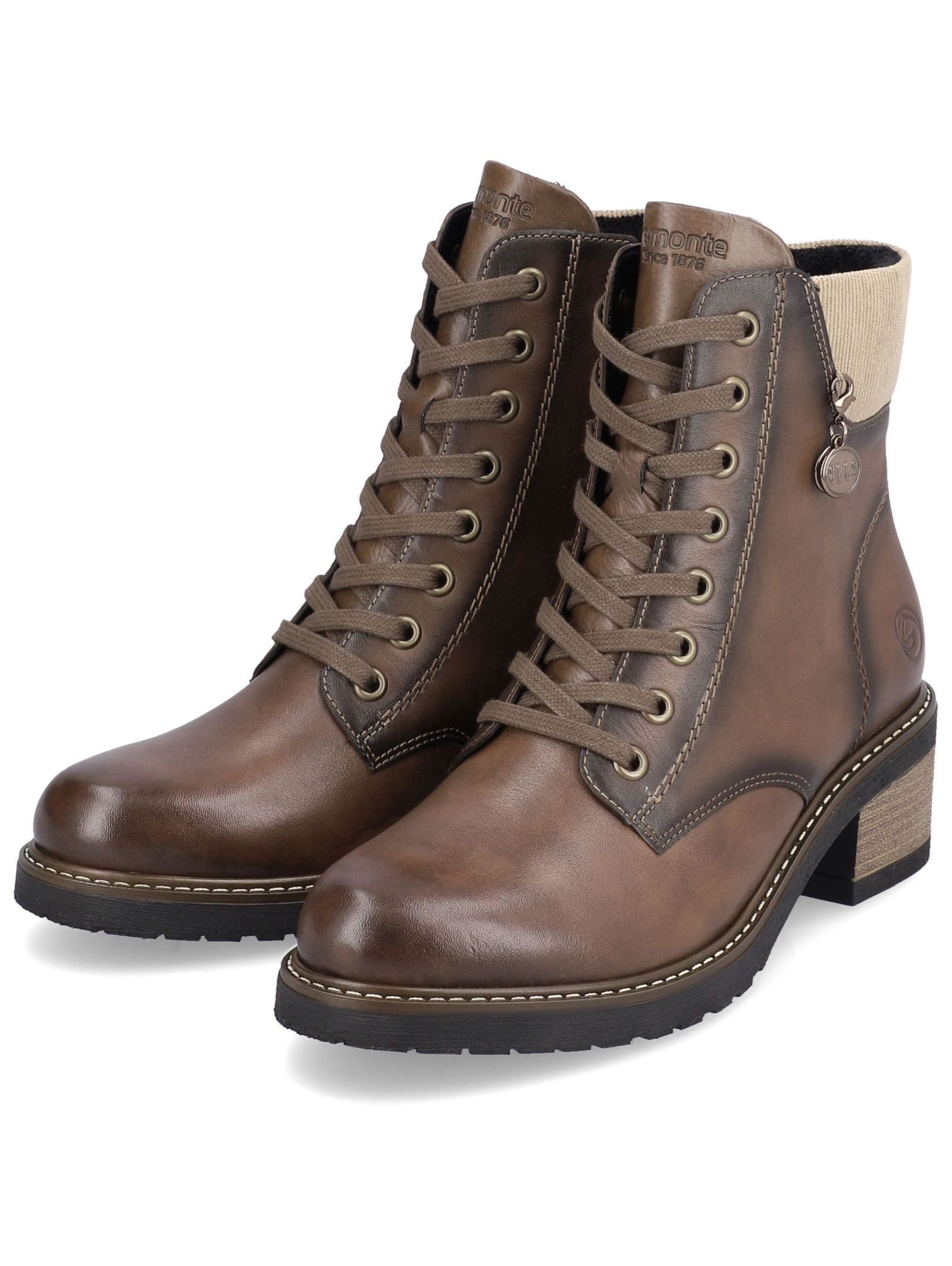 Remonte Remonte Stiefelette Glattleder Schnürstiefelette