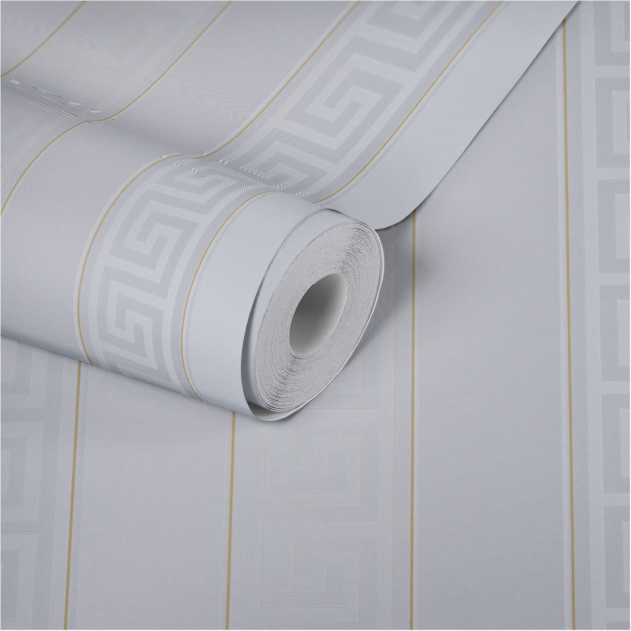 A.S. Création Vinyltapete, Versace Home Streifentapete Gold 935245 Luxus Vlies Designertapete