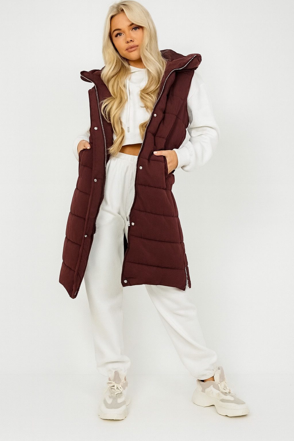 Worldclassca Steppweste Worldclassca Steppweste Kapuze Weste Ärmellos Outdo günstig online kaufen