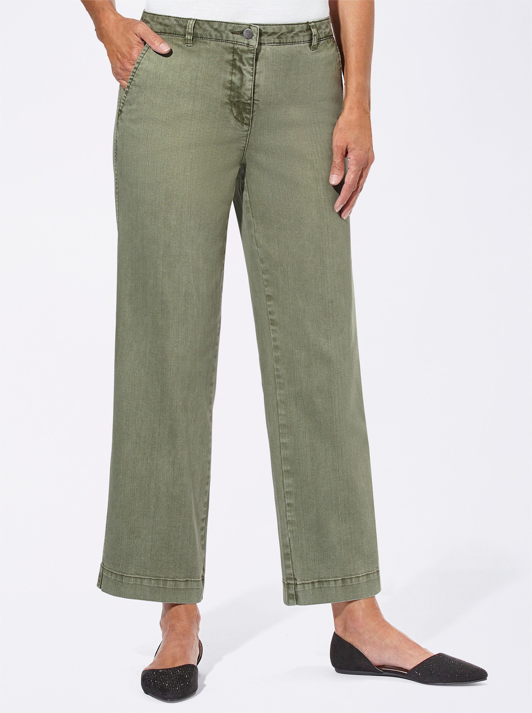 Bequeme Jeans WEIDEN khaki WITT