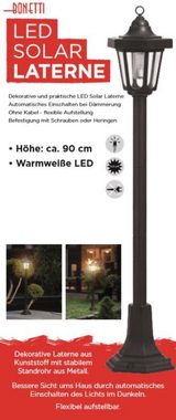 IC Gardenstyle Außen-Stehlampe LATERNE, LED fest integriert, LED Solar Laterne 90 cm