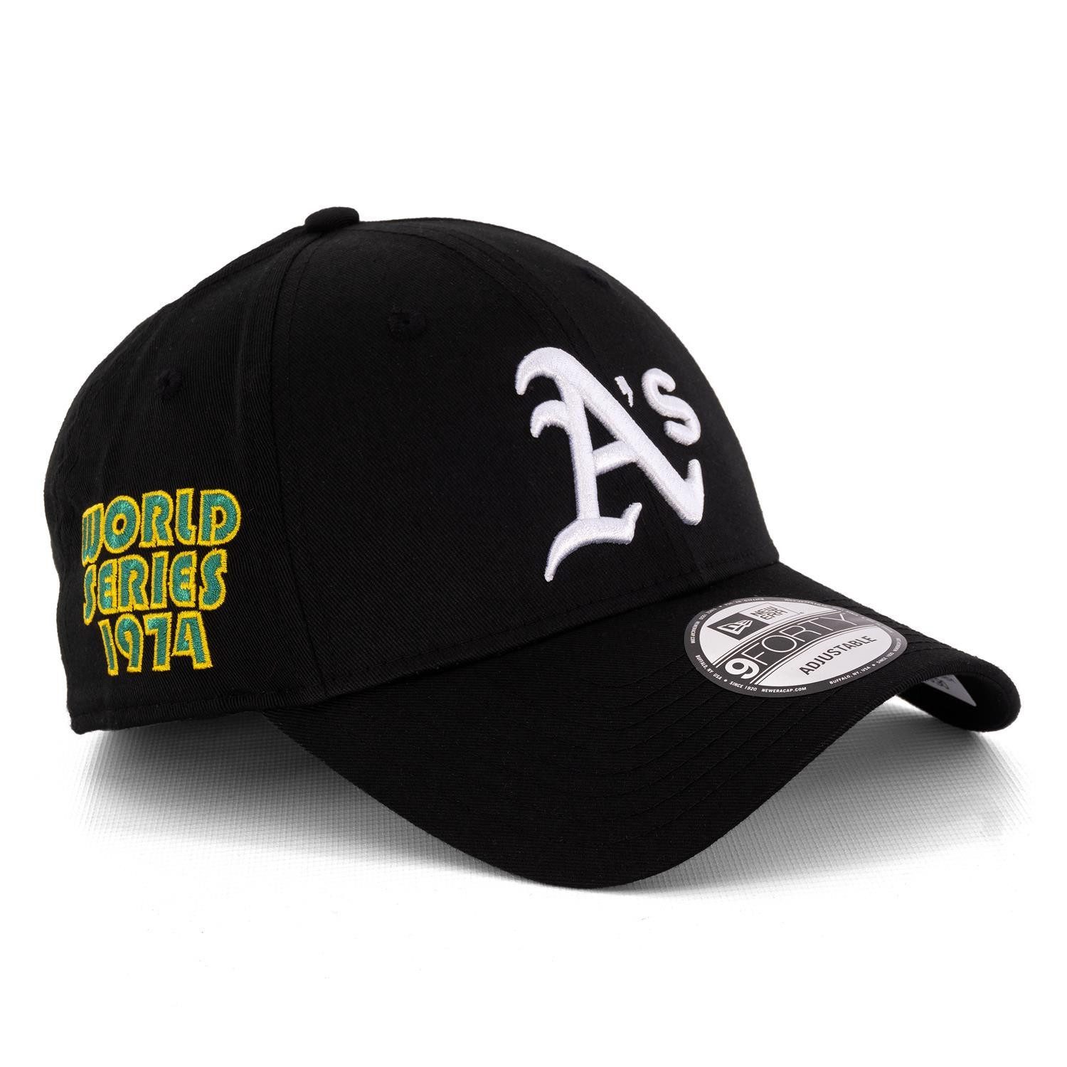 Baseball Cap Cap New Era Patch 9Forty Oakland Athletics
