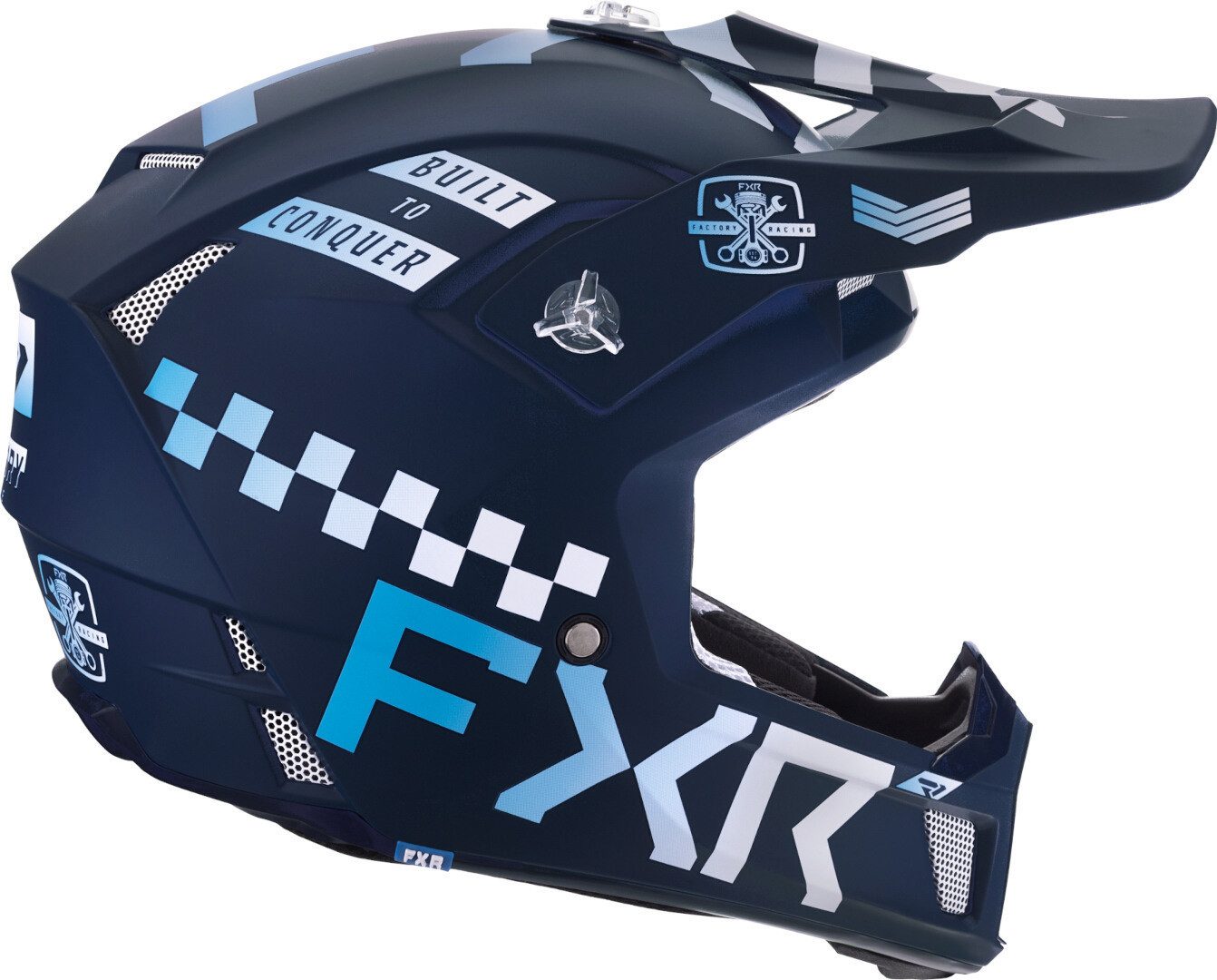 FXR Motocrosshelm Clutch Gladiator 2024 Motocross-Helm, Waschbar