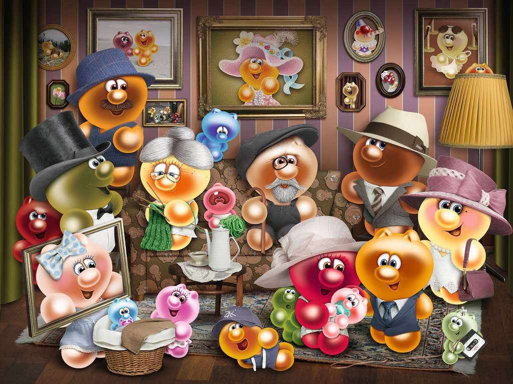 Ravensburger Puzzle Ravensburger, Gelini Familienporträt, 1500 günstig online kaufen