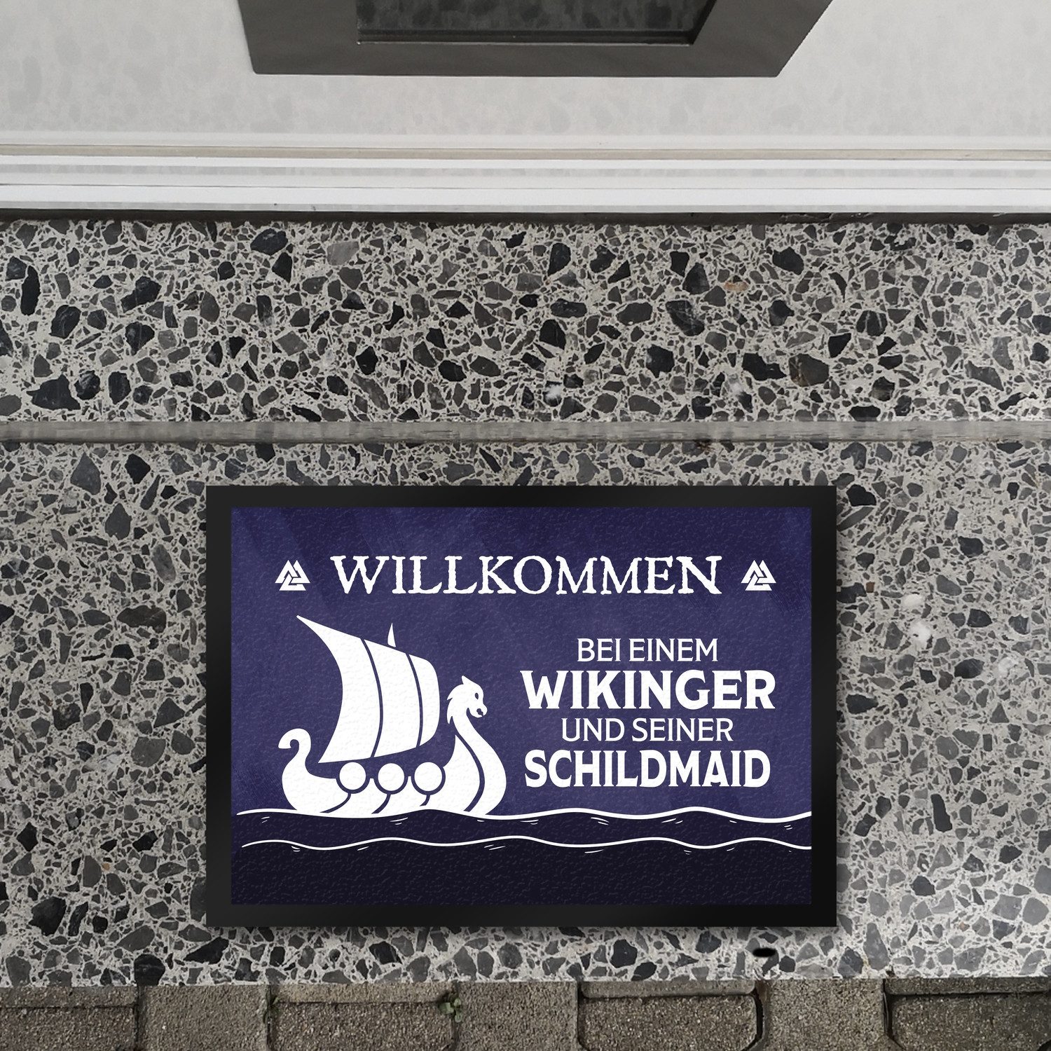 speecheese Fußmatte Willkommen bei einem Wikinger günstig online kaufen
