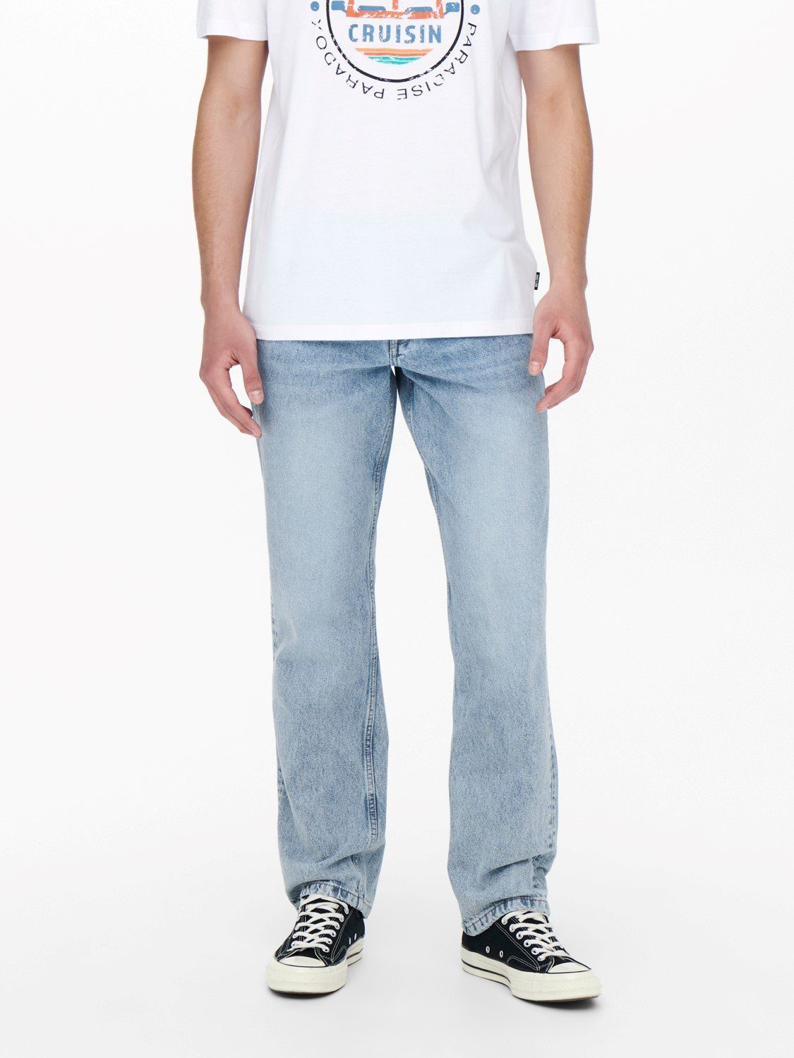 ONLY & SONS Regular-fit-Jeans (1-tlg) ONSEDGE günstig online kaufen