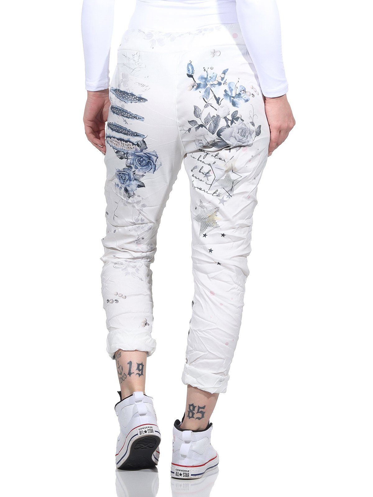 CLEO STYLE Schlupfhose Damen Sweathose 1289 Style 3