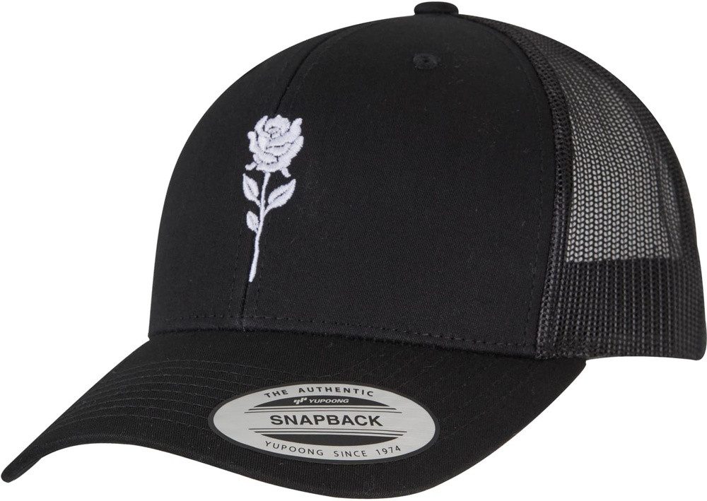 Snapback Cap Rose Retro Trucker