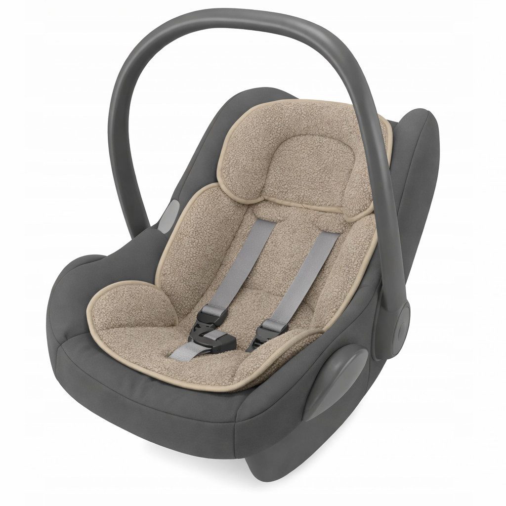 Primawela Sitzverkleinerer -Bouclé -Einlage Einsatz Sitzauflage Baby Kind für Auto Babyschale