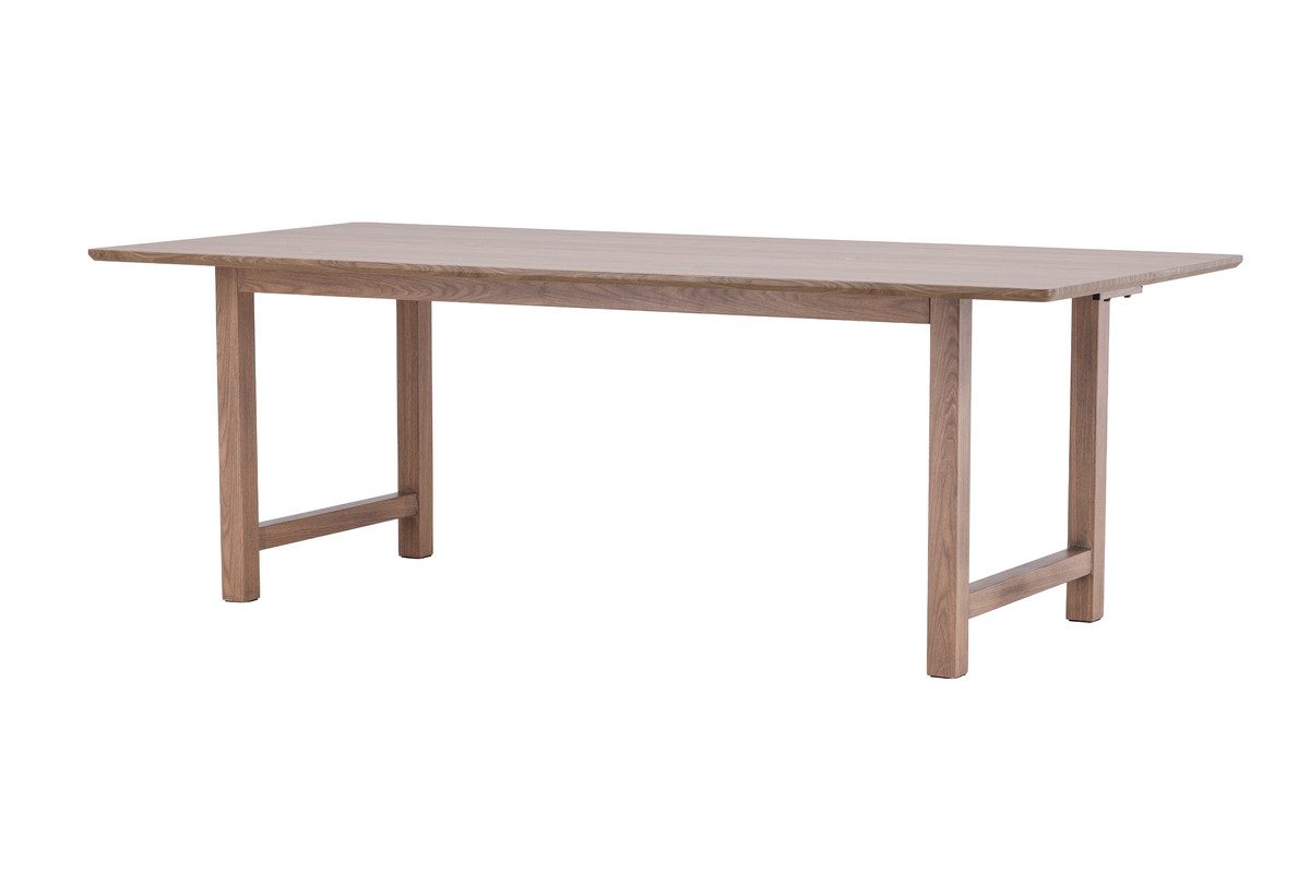Nordanest Esstisch Count (Einzeltisch), Rechteckig, braune Holzoptik, 220 x 100 cm, pflegeleicht