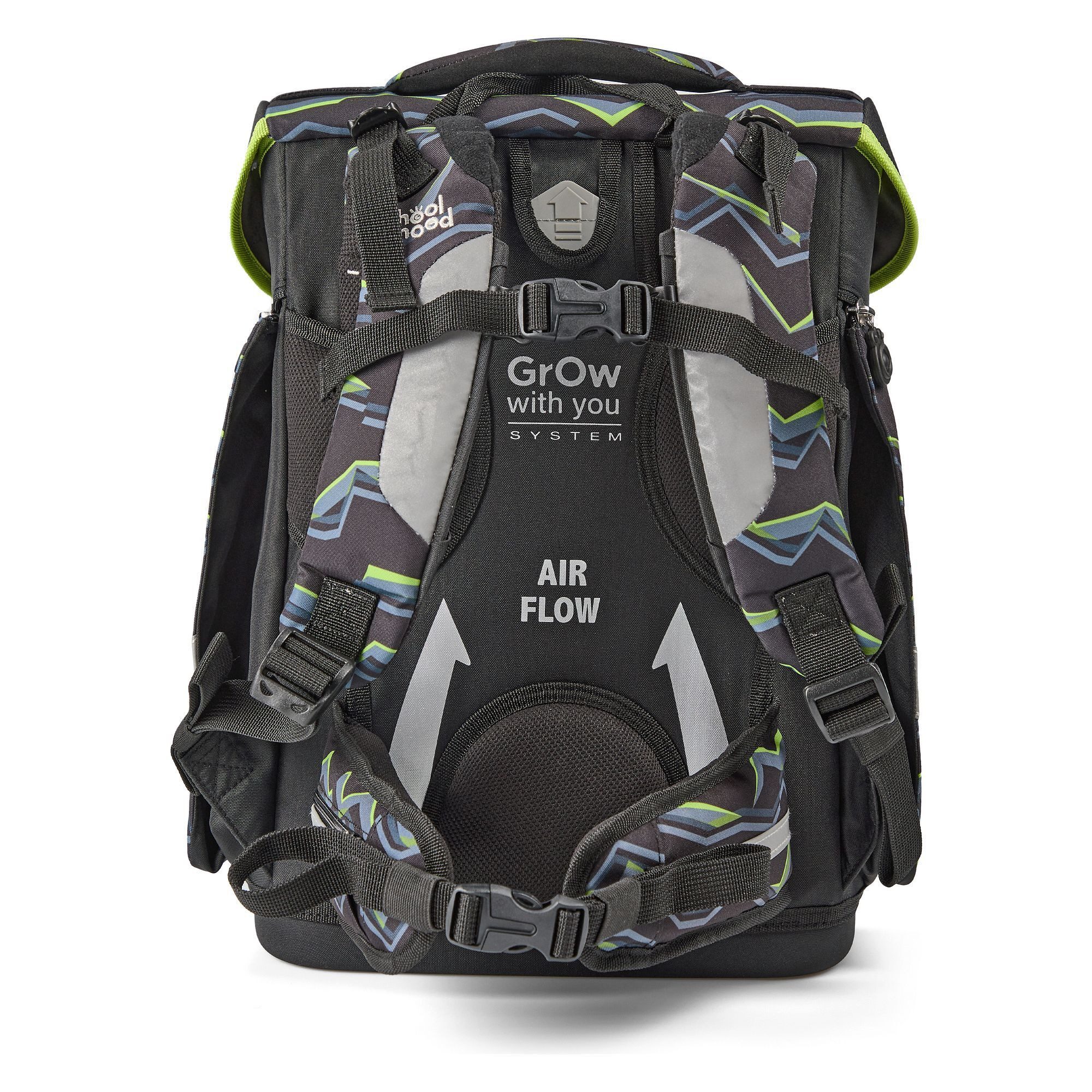 SCHOOL-MOOD® Schulranzen Champion Maxx (6-tlg), Polyester