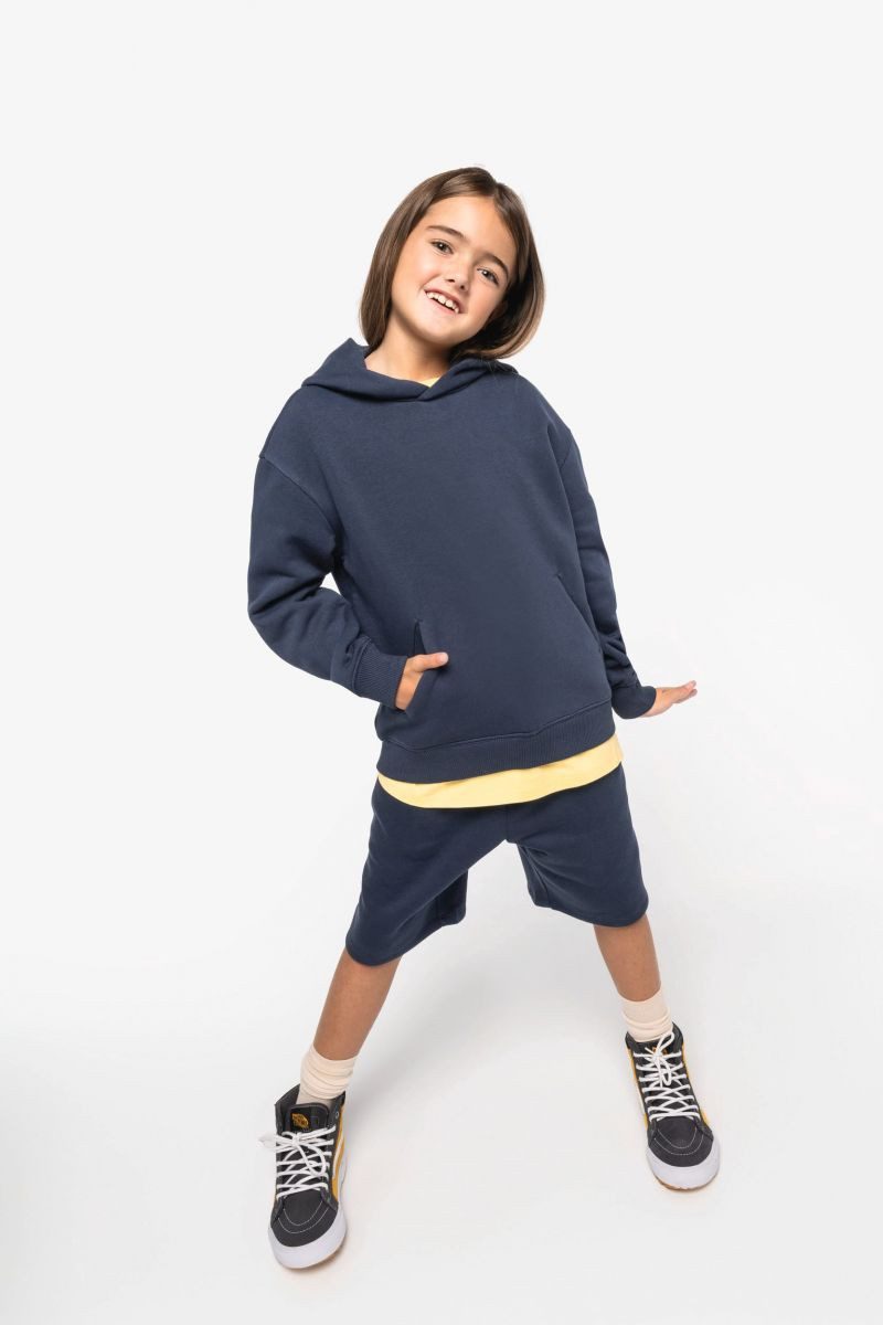 Native Spirit Kapuzenpullover Umweltfreundliches Oversize Kapuzensweatshirt für Kinder