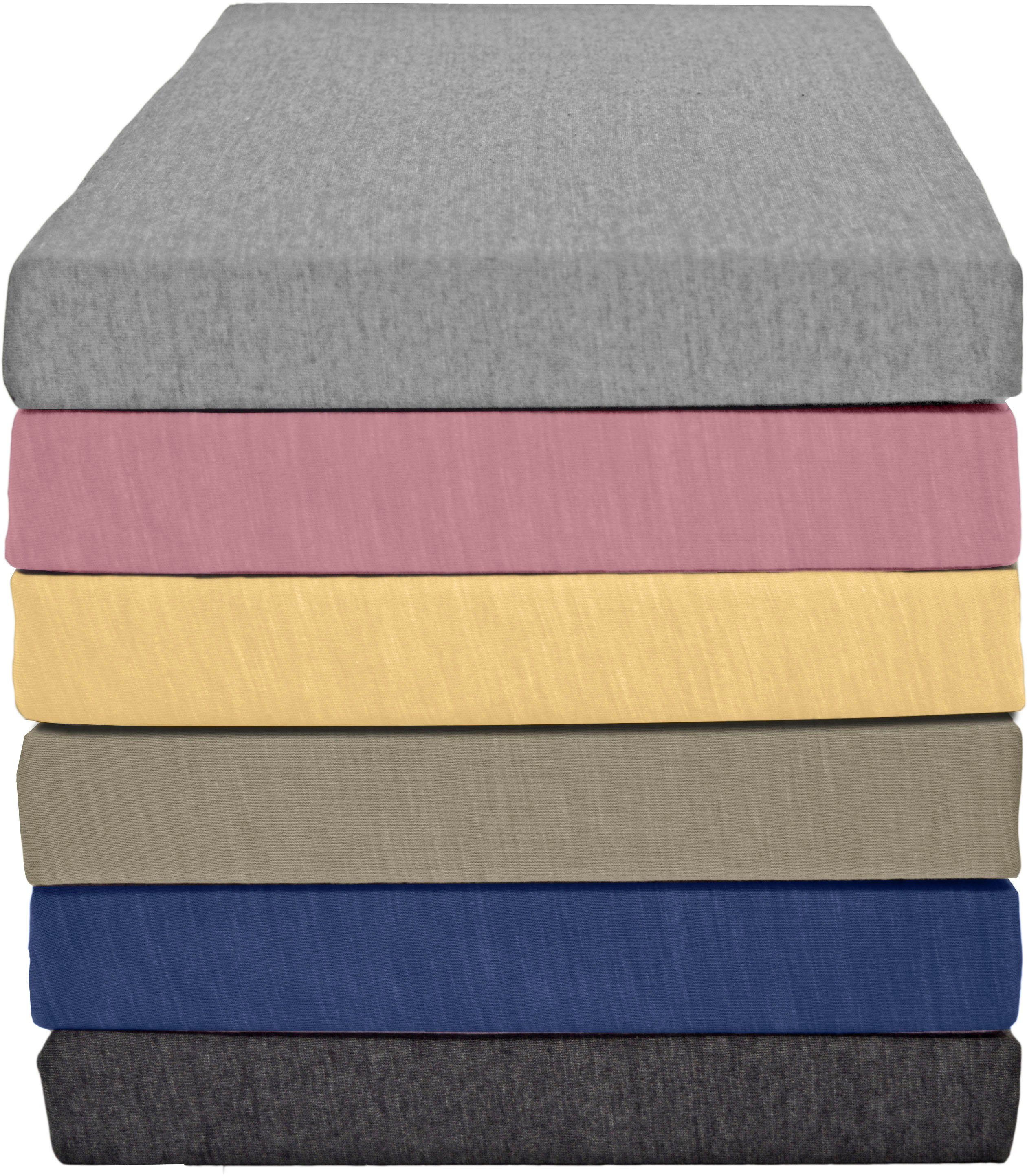KUM Spannbettlaken Polycotton Spannbetttuch, Polycotton, Gummizug: günstig online kaufen