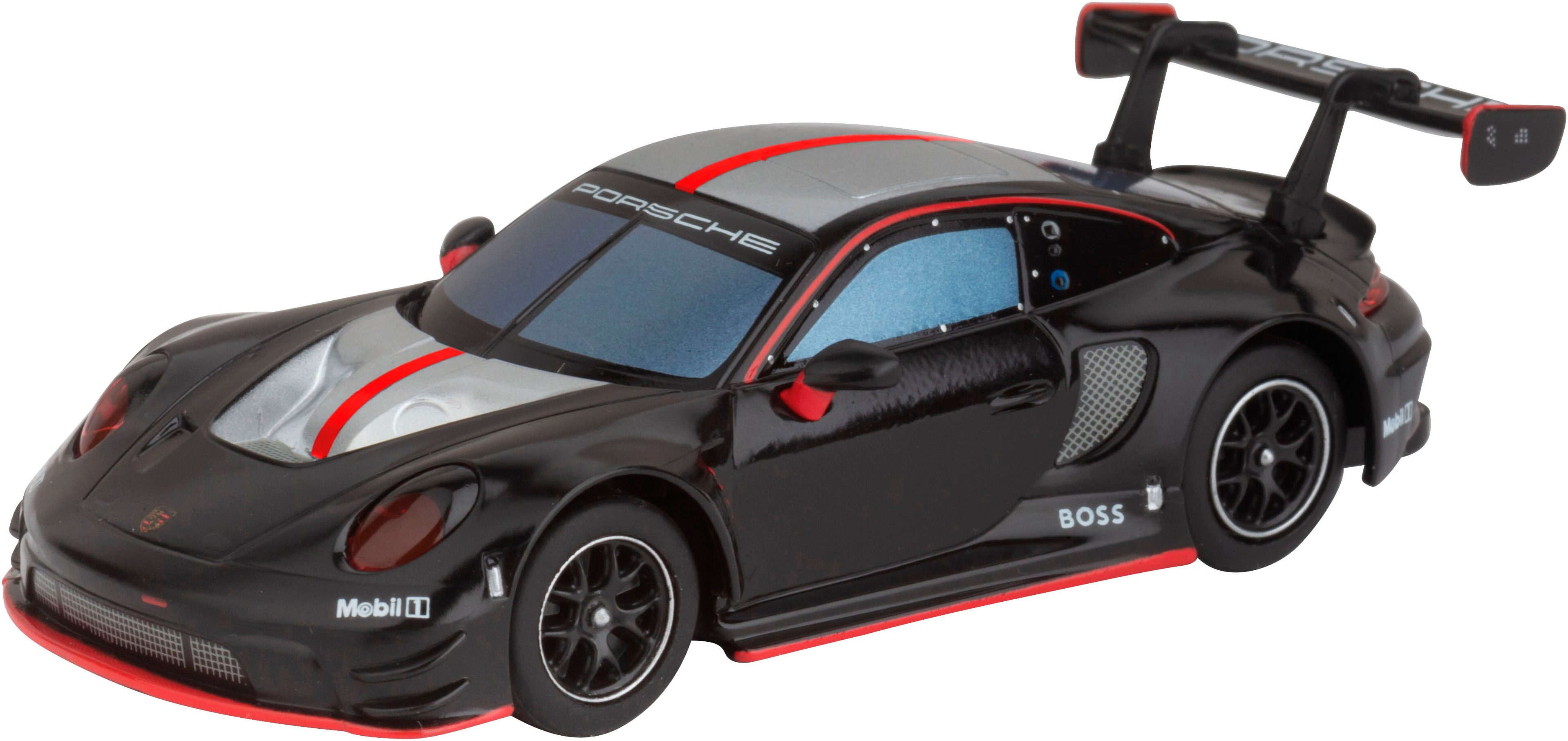 Carrera® Rennbahn-Auto Carrera Hybrid, Porsche 911 GT3 R, Black Devil
