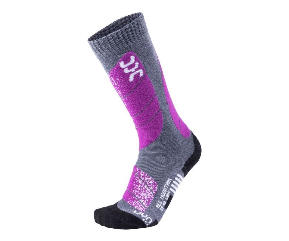 UYN Skisocken Woman Ski All Moutain Socks medium grey pruple