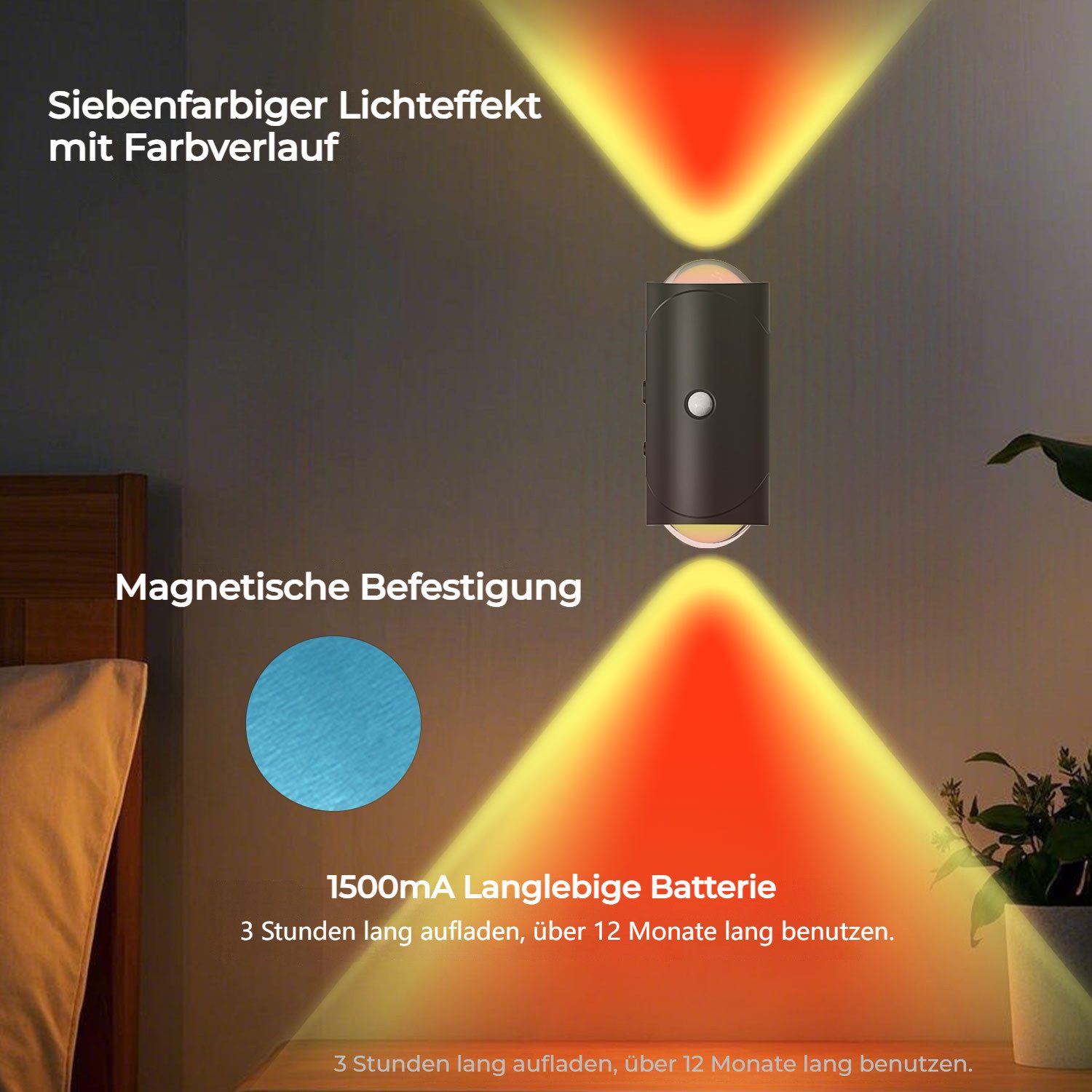 PRIISF LED Wandleuchte Wandlampe Up Down günstig online kaufen