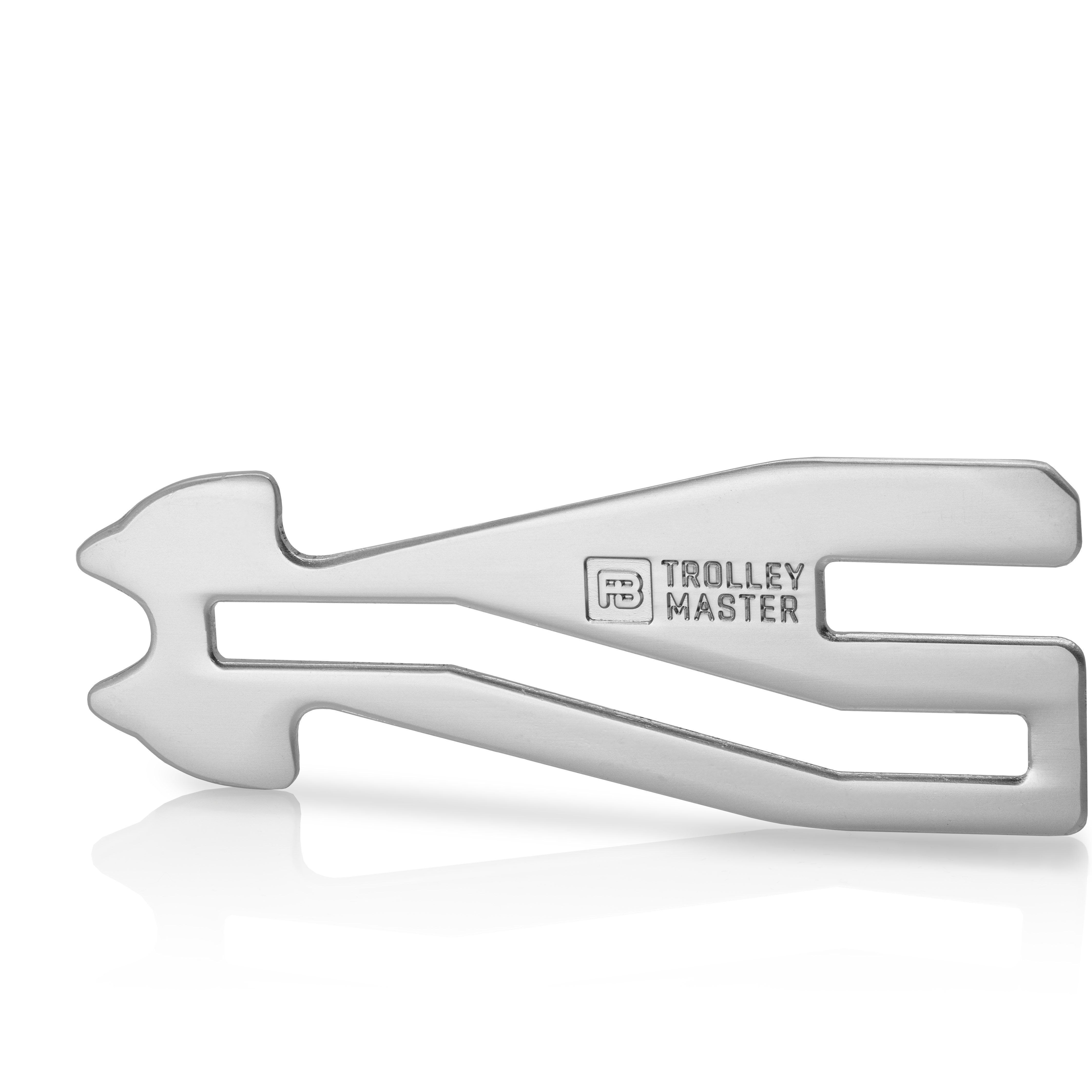 FABACH Schlüsselanhänger Trolley Master Silber Einkaufswagenlöser günstig online kaufen