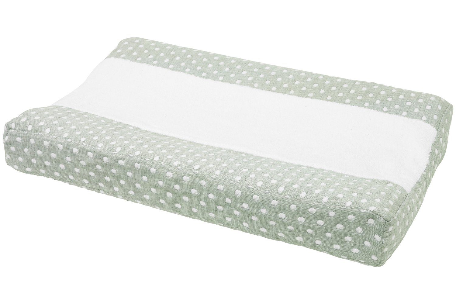 Little (1-tlg), Forest 50x70cm Baby Green Wickelauflagenbezug Dots Meyco