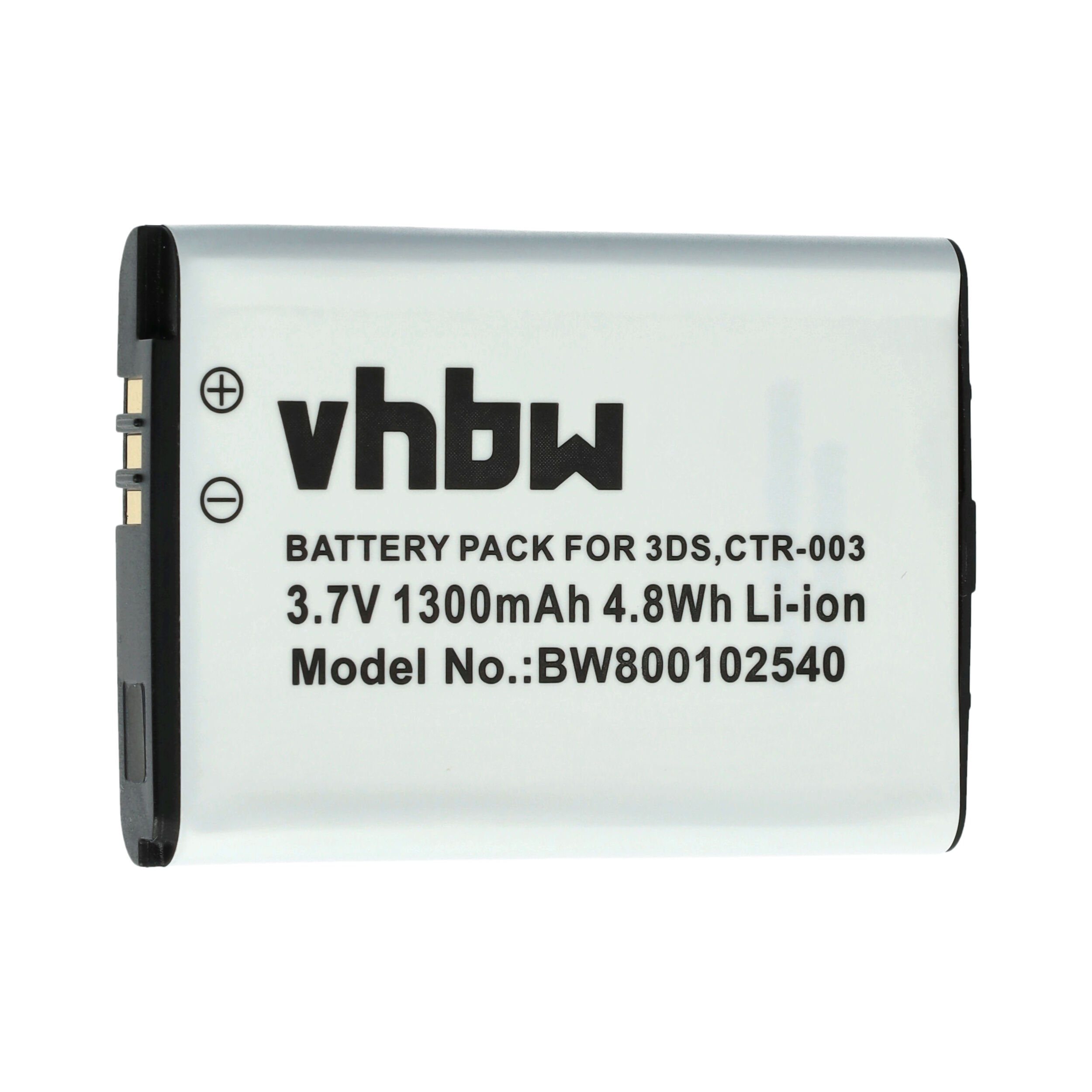 vhbw kompatibel mit Nintendo Switch Pro Controller Akku Li-Ion 1300 mAh (3,7 V)