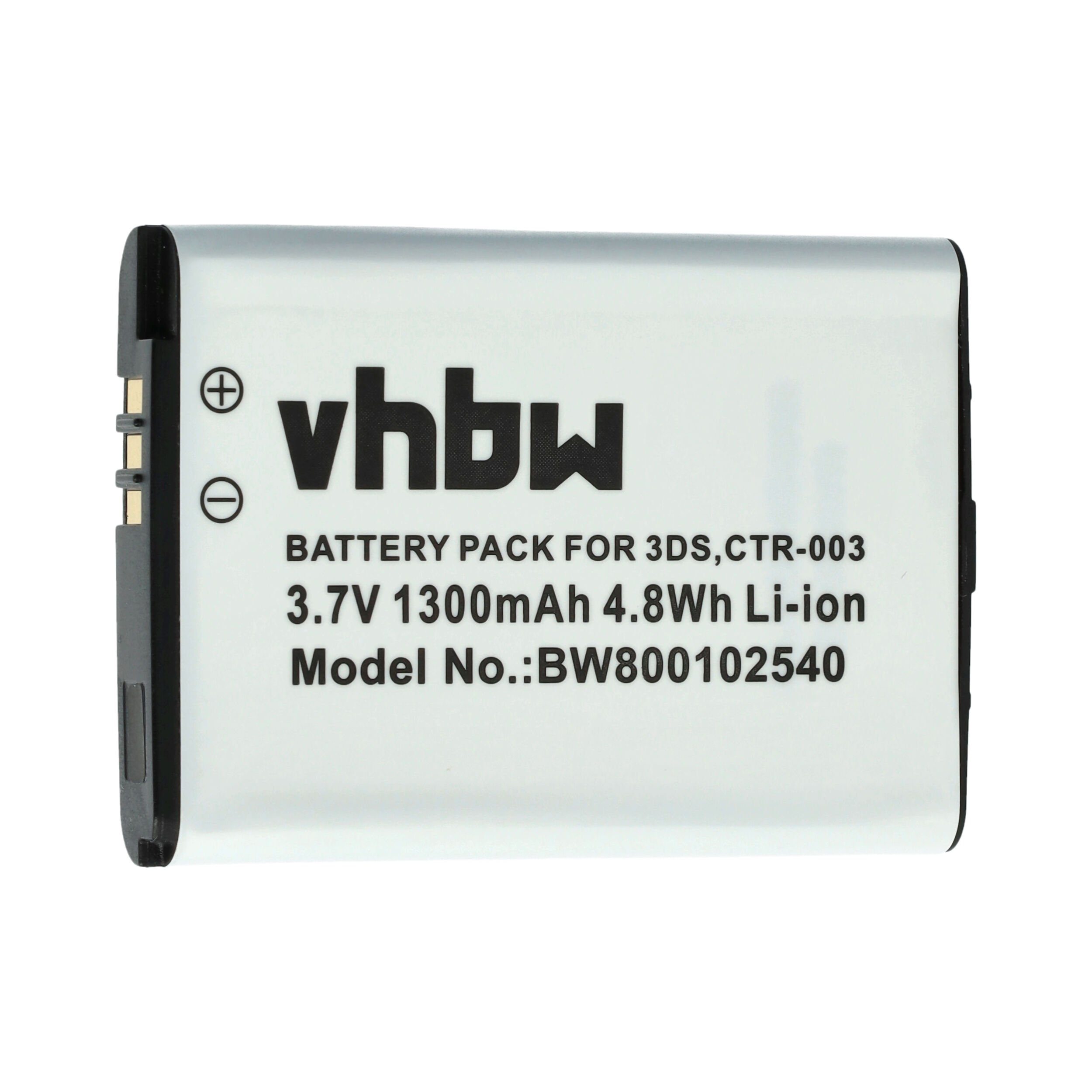 vhbw kompatibel mit Nintendo Switch Pro Controller Akku LiIon 1300 mAh (3,7 V)