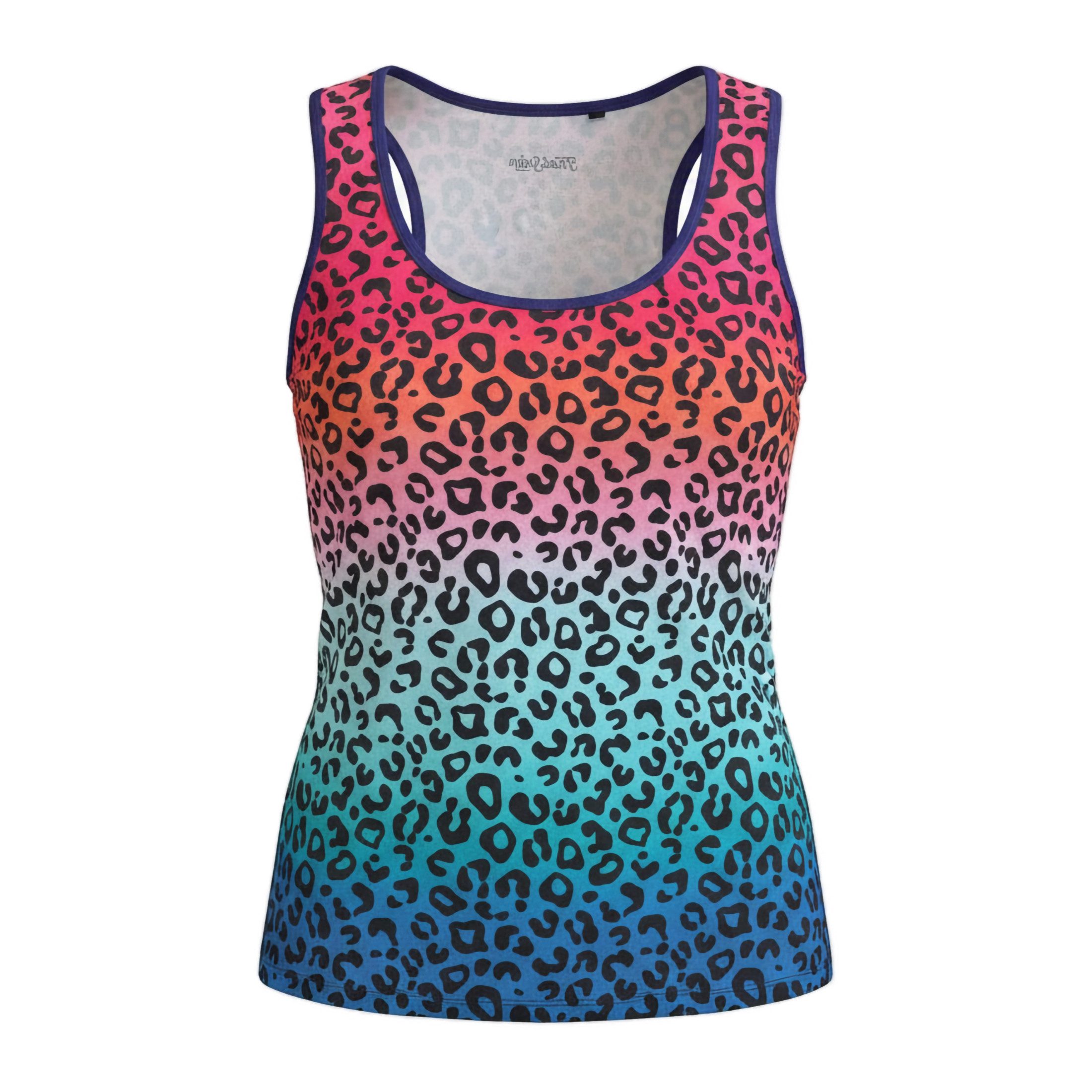 Freisein Project Funktionsshirt DeerCall Leichtes, schnelltrocknendes Sport-Top mit farbigem Leo-Print