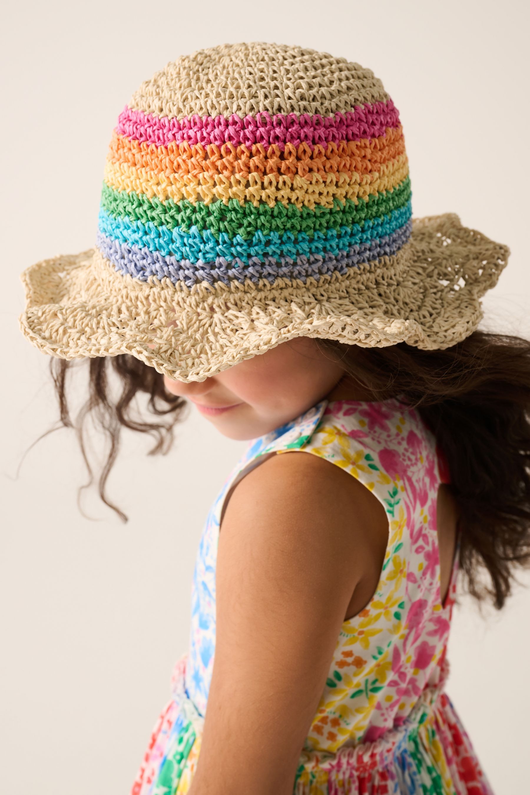 Little Bird by Jools Oliver Strohhut Little Bird by Jools Oliver Regenbogen-Strohhut (1-St)