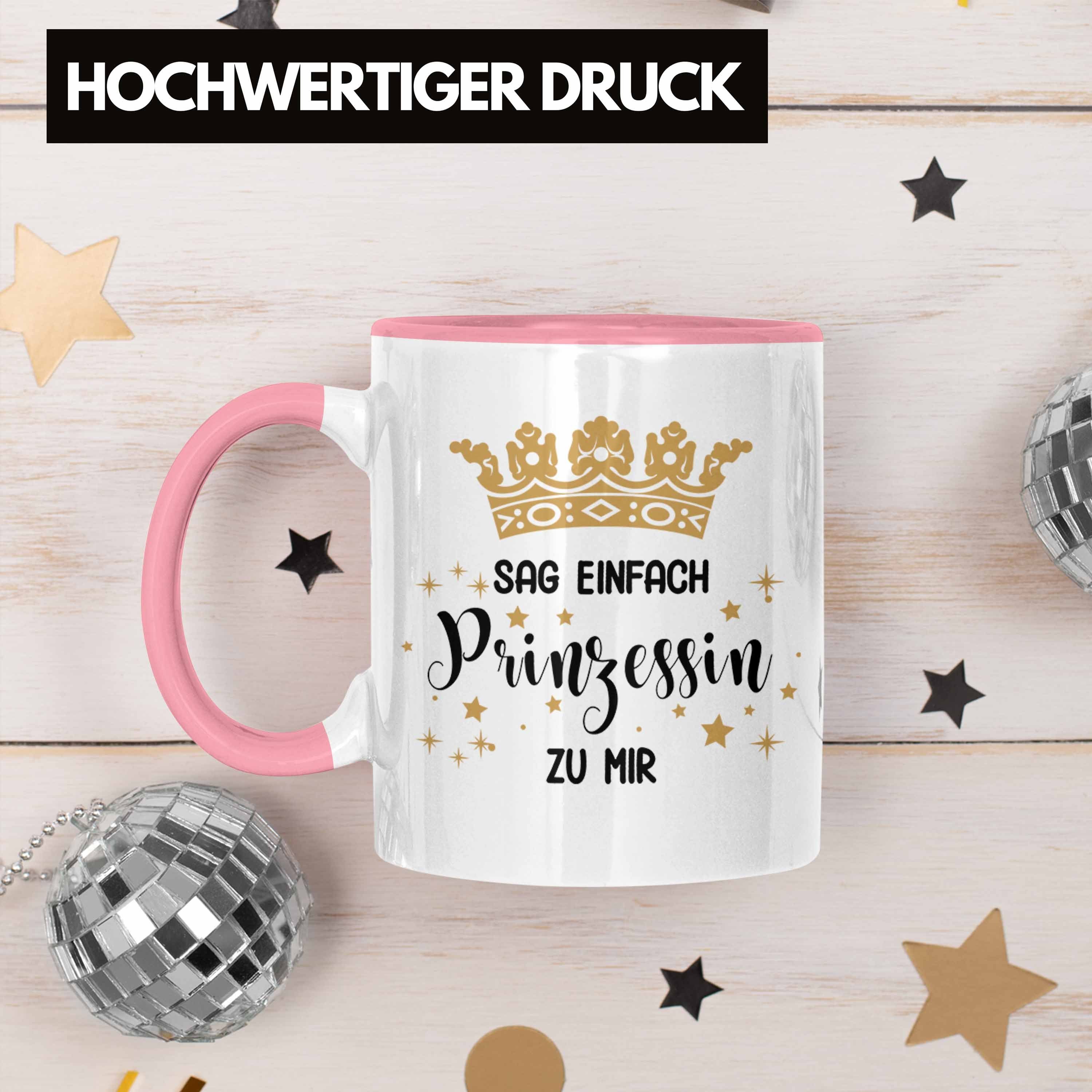Trendation Geschenkiee Spruch Tasse Mädchen Jugendliche Geburtstag Rosa Lustiger Tochter - Trendation Lustig Tasse Geschenk Prinzessin