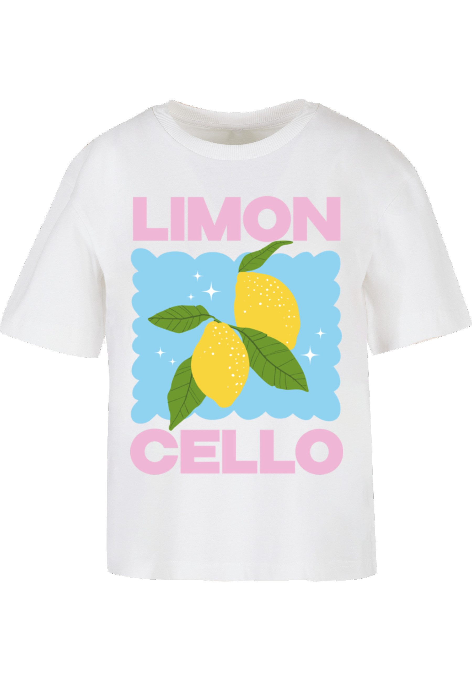 Miss Tee T-Shirt Miss Tee Damen Limon Cello Tee (1-tlg)