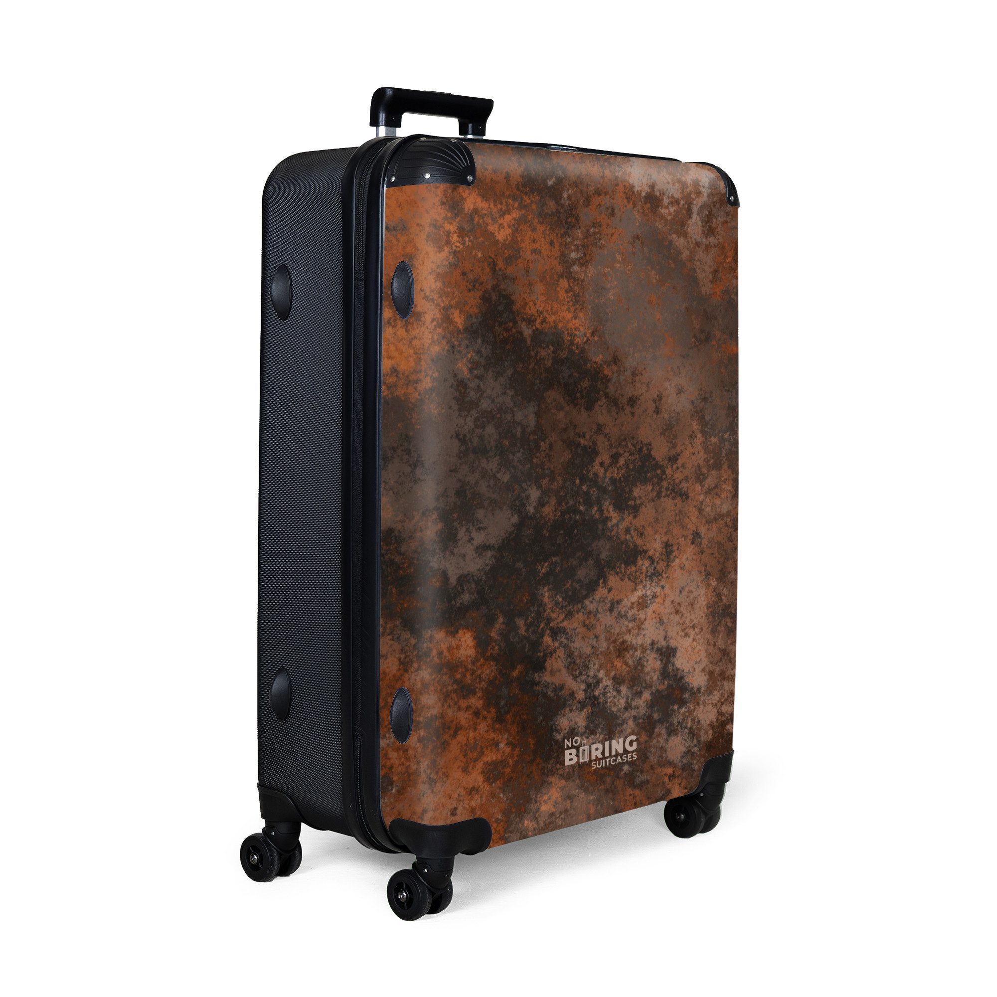NoBoringSuitcases.com© Hartschalen-Trolley Raue rostige Textur mit günstig online kaufen