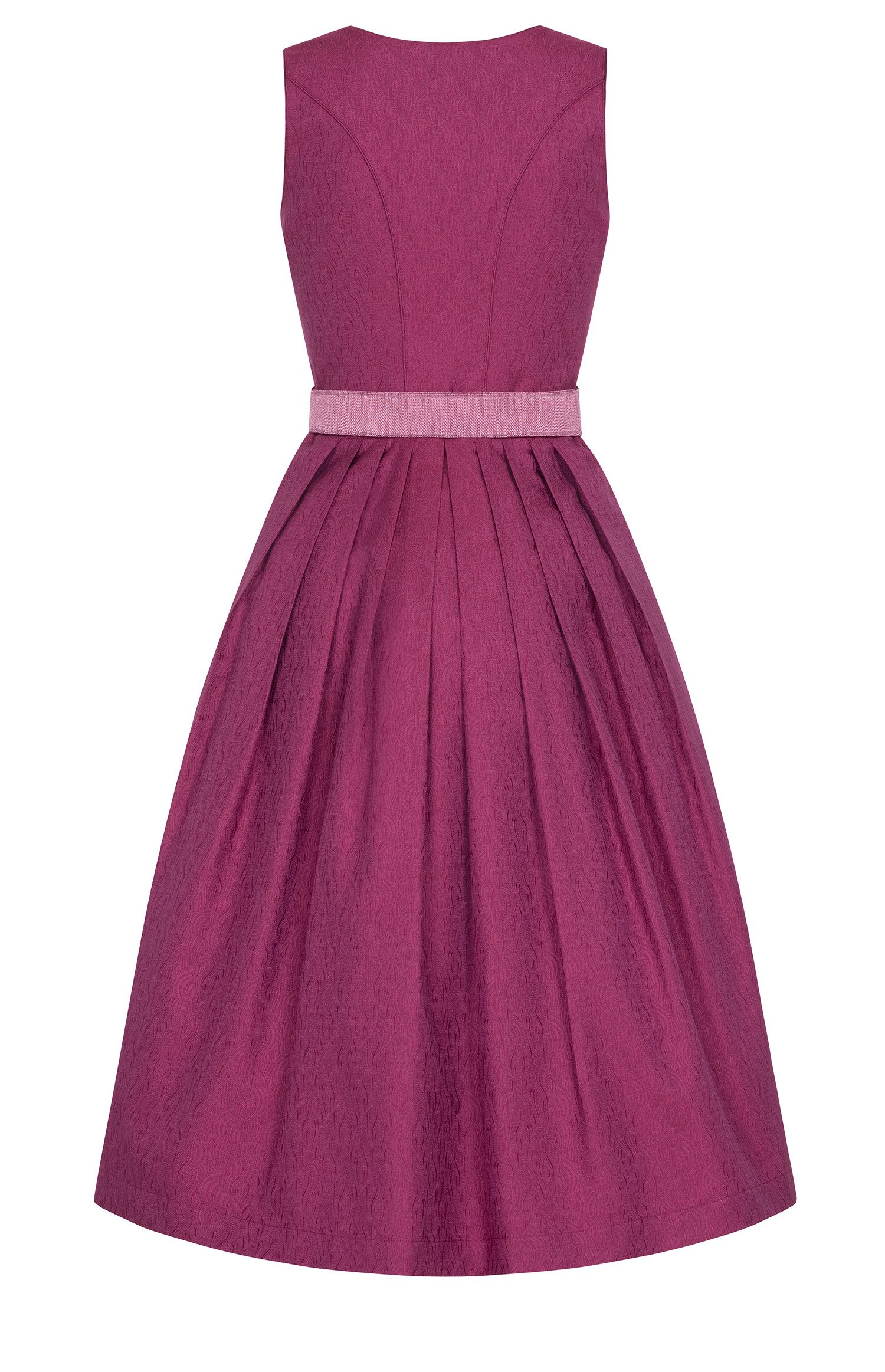 Nübler Dirndl Midi Dirndl Kelly in Johannisbeere von Nübler - Rocklänge 70 cm
