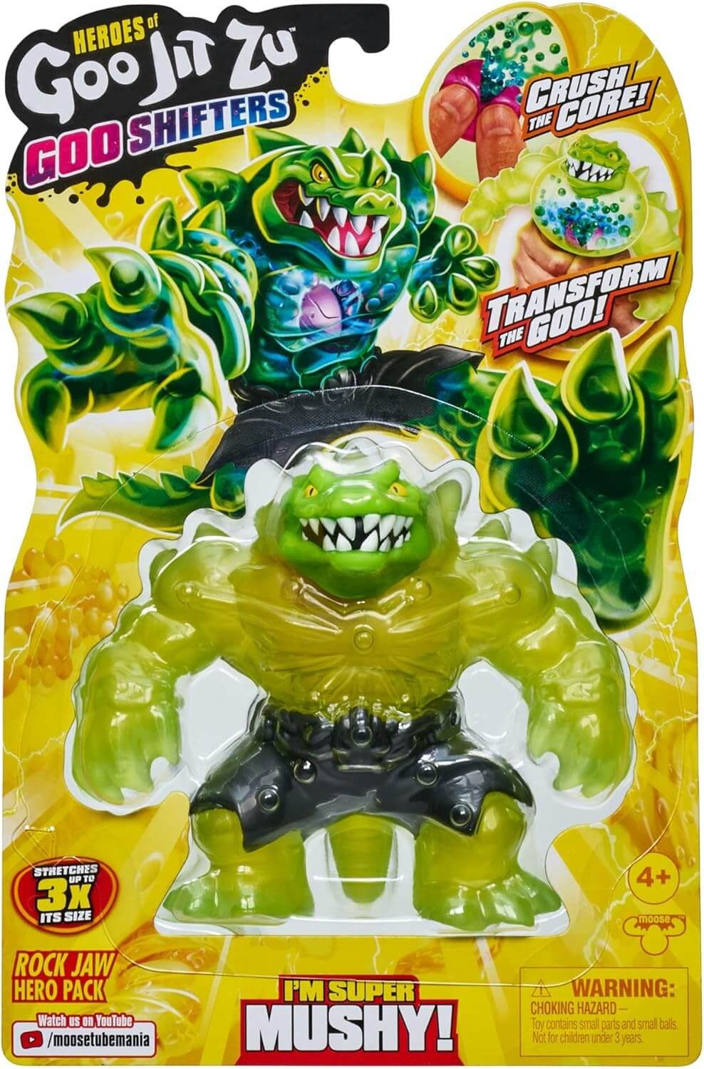 Moose Toys Actionfigur AUSWAHL: Heroes of Goo Jit Zu - Goo Shifters Helden-Packung - Blazagon