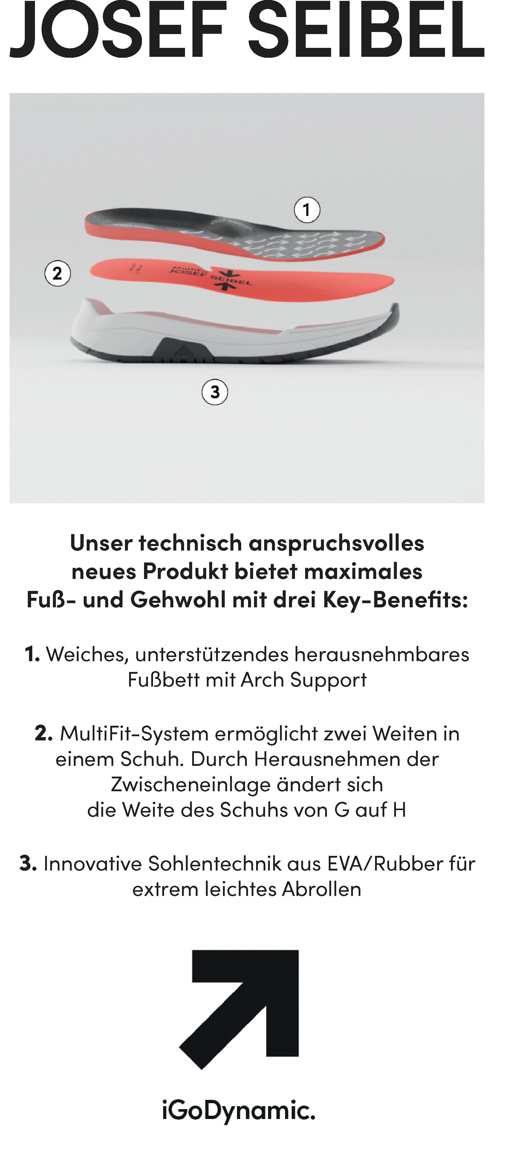 Josef Seibel Mitchell 02 Schnürschuh, Komfortschuh, Freizeitschuh, Sneaker günstig online kaufen