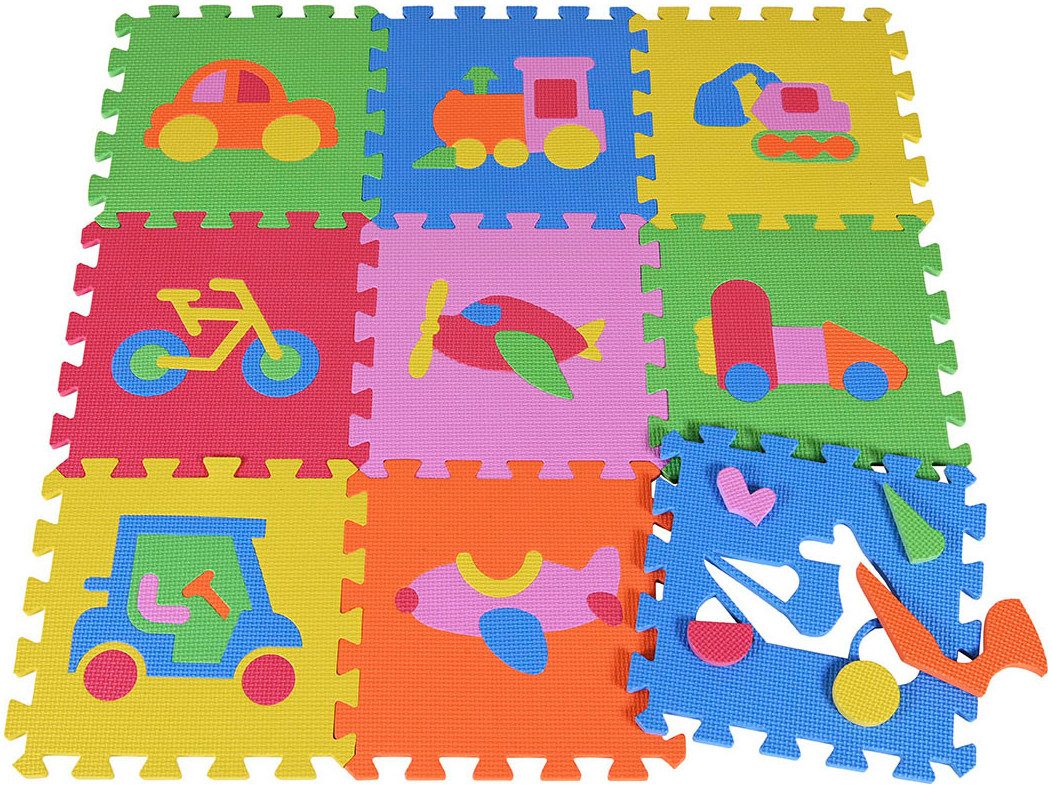 Knorrtoys® Puzzle Verkehr, 9 Puzzleteile, Puzzlematte, günstig online kaufen