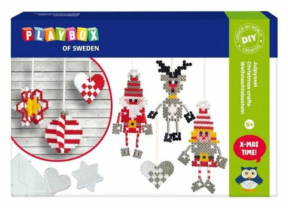 Playbox Bügelperlen Bügelperlen Weihnachtsschmuck 3D