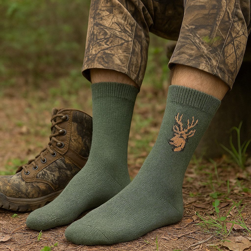 La Chasse® Wandersocken Jägersocken mit Motiv "Rehbock" im 3er-Pack Jagdsoc günstig online kaufen