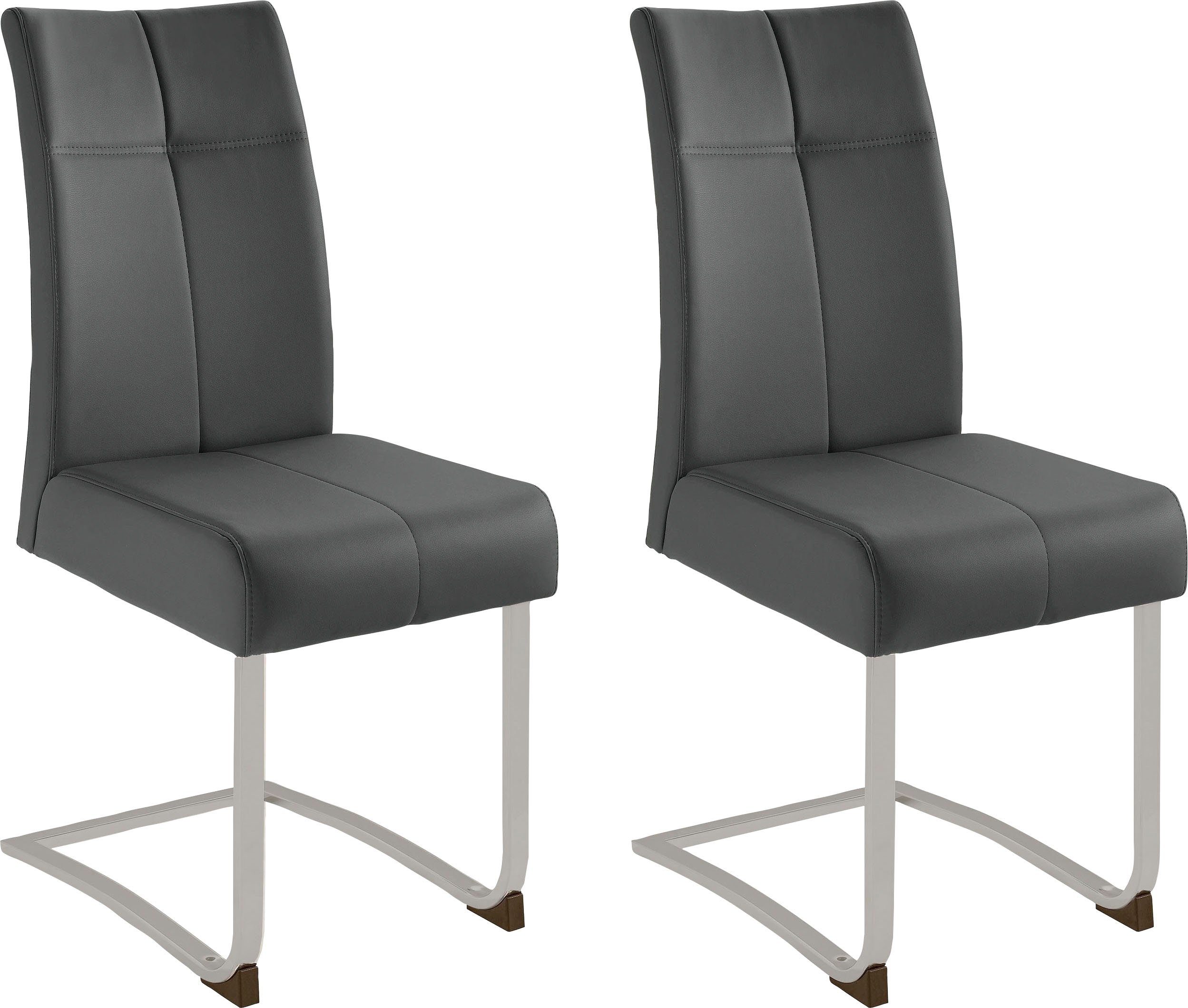 Home affaire Freischwinger Rab (Set, 2 St), Bezug in verschiedenen Qualität günstig online kaufen