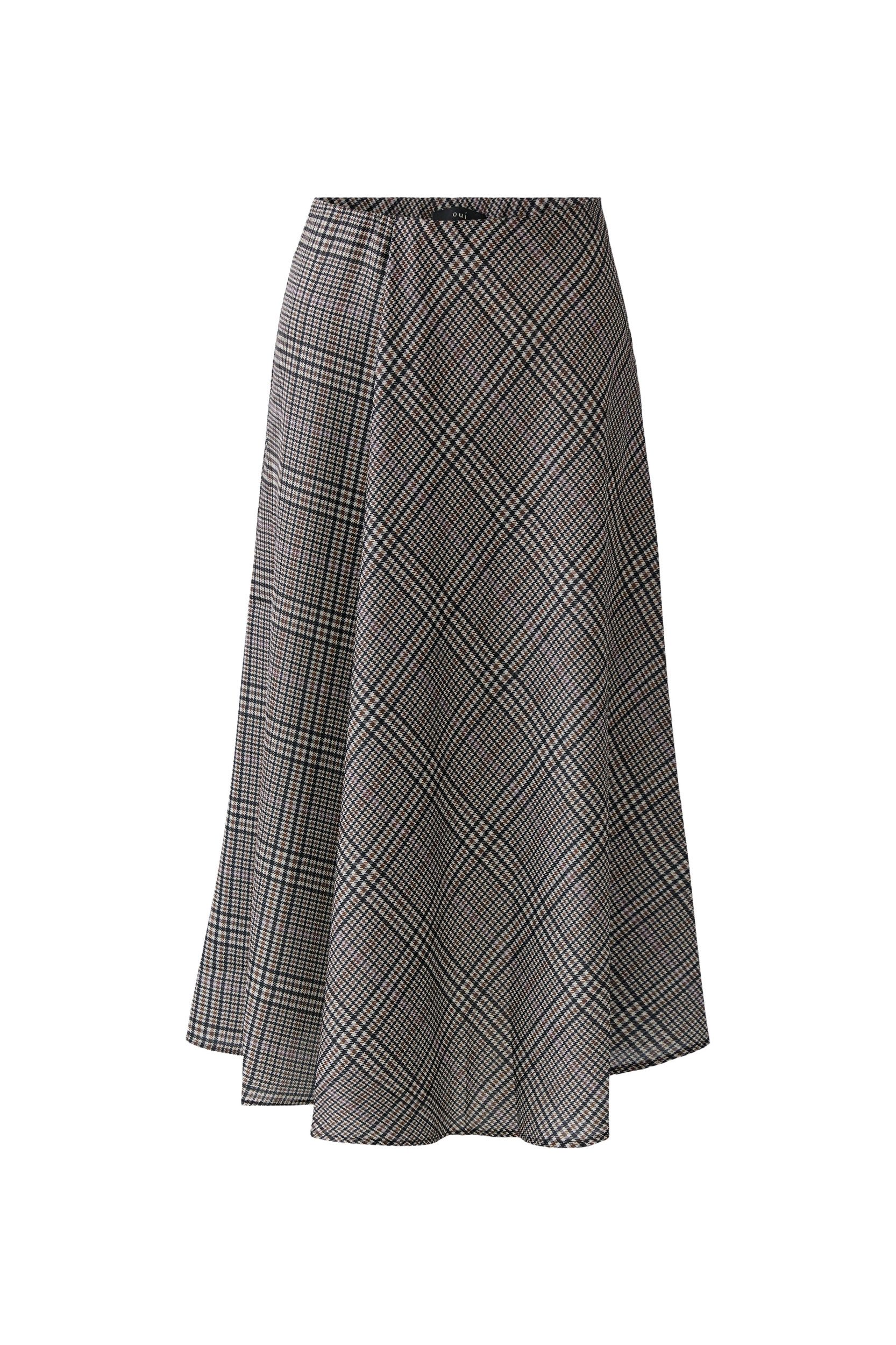 Oui Hosenrock Rock offwhite brown