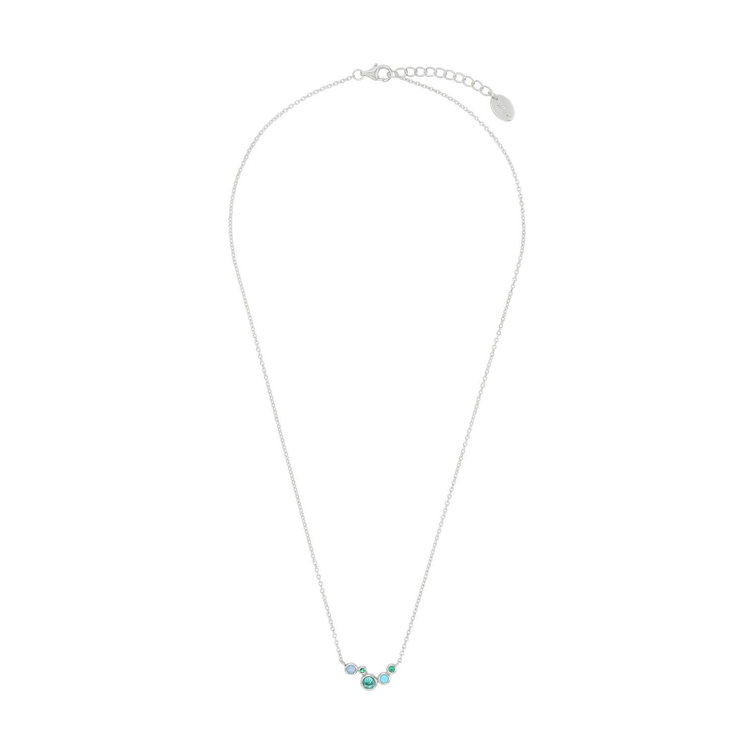 s.Oliver Kette mit Anhänger, mit Zirkonia (synth)